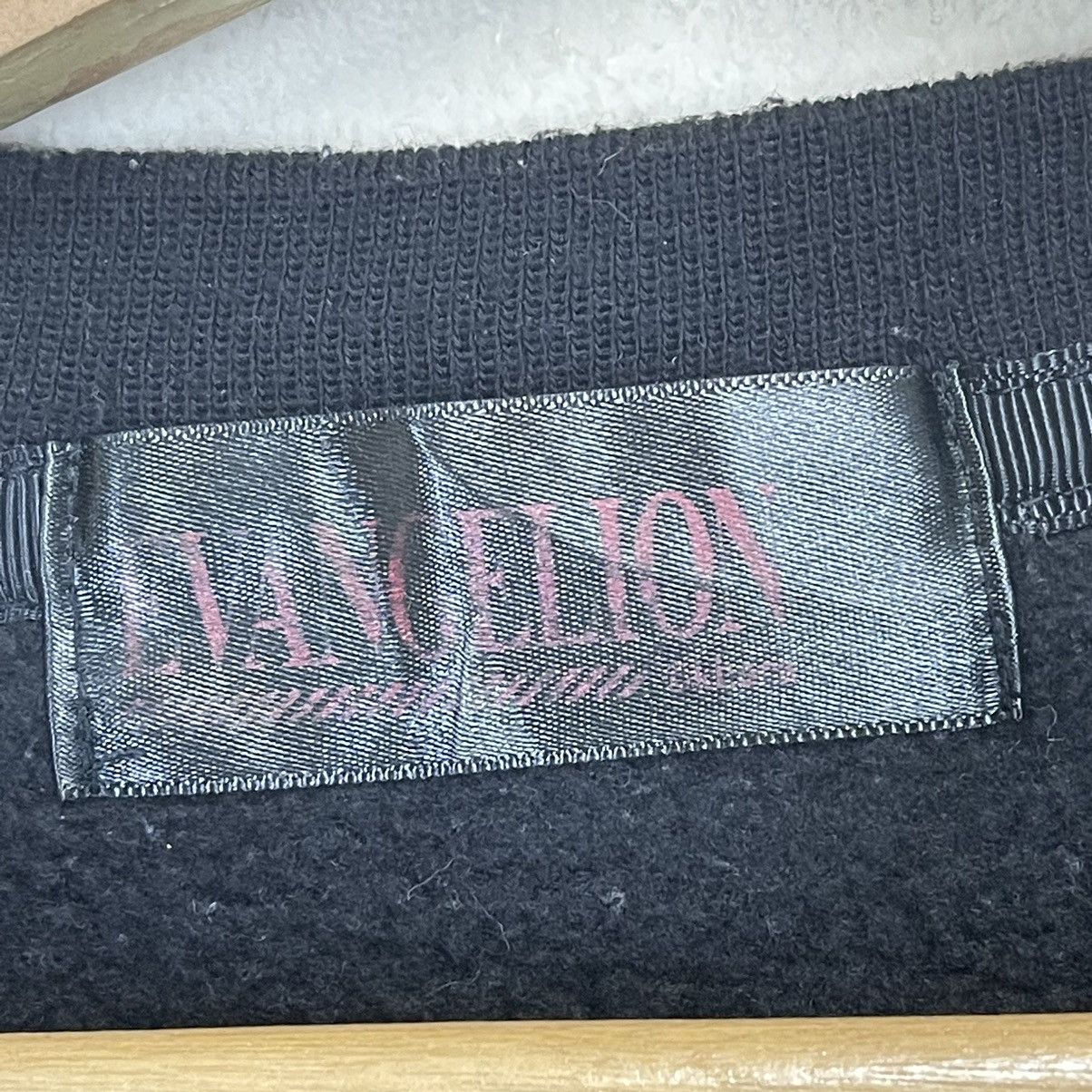 Anime × Japanese Brand Neon Genesis Evangelion Big Logo Crewneck Sweatshirt Size US L / EU 52-54 / 3 - 7 Thumbnail