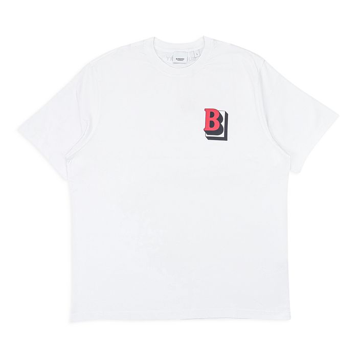 Burberry white and 2024 red t shirt