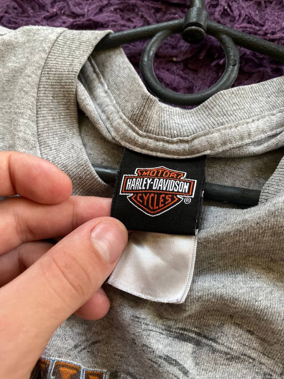 Harley Davidson × Vintage Vintage Y2K Harley Davidson T-Shirt Rare Retro Size US S / EU 44-46 / 1 - 7 Thumbnail
