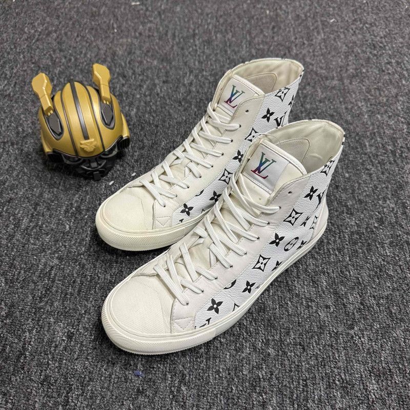 Louis Vuitton Louis Vuitton Tattoo High-Top Fashion Sneakers 0079 Size US 8 / EU 41 - 1 Thumbnail
