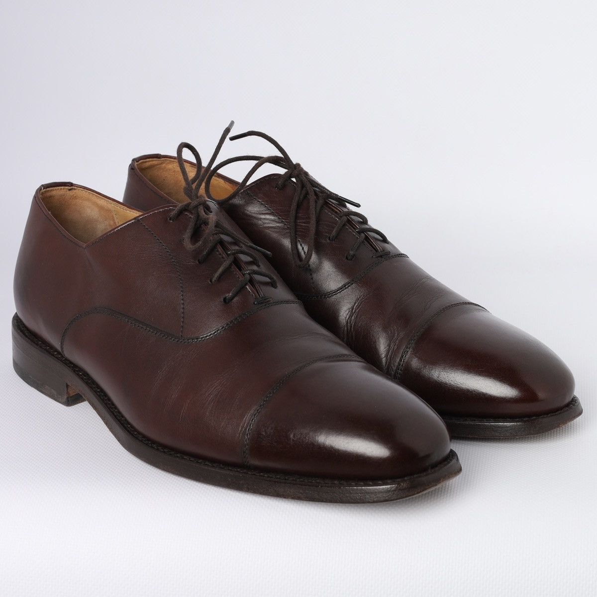 Other John Crocket Goodyear Welted Brown Leather Shoes Oxford Size US 10 / EU 43 - 2 Thumbnail