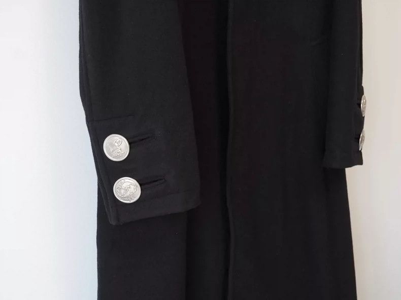 Yohji Yamamoto Yohji Yamamoto 2019AW Large Silver Button Zipper Coat 2505- Size US M / EU 48-50 / 2 - 4 Thumbnail