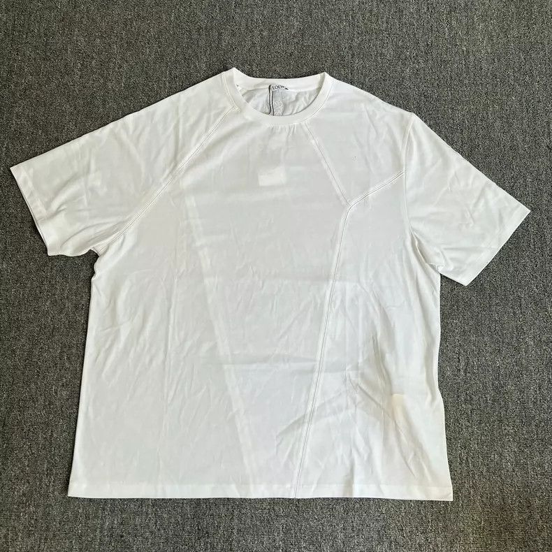 Loewe LOEWE White geometric patchwork short sleeves Size M / US 6-8 / IT 42-44 - 1 Thumbnail