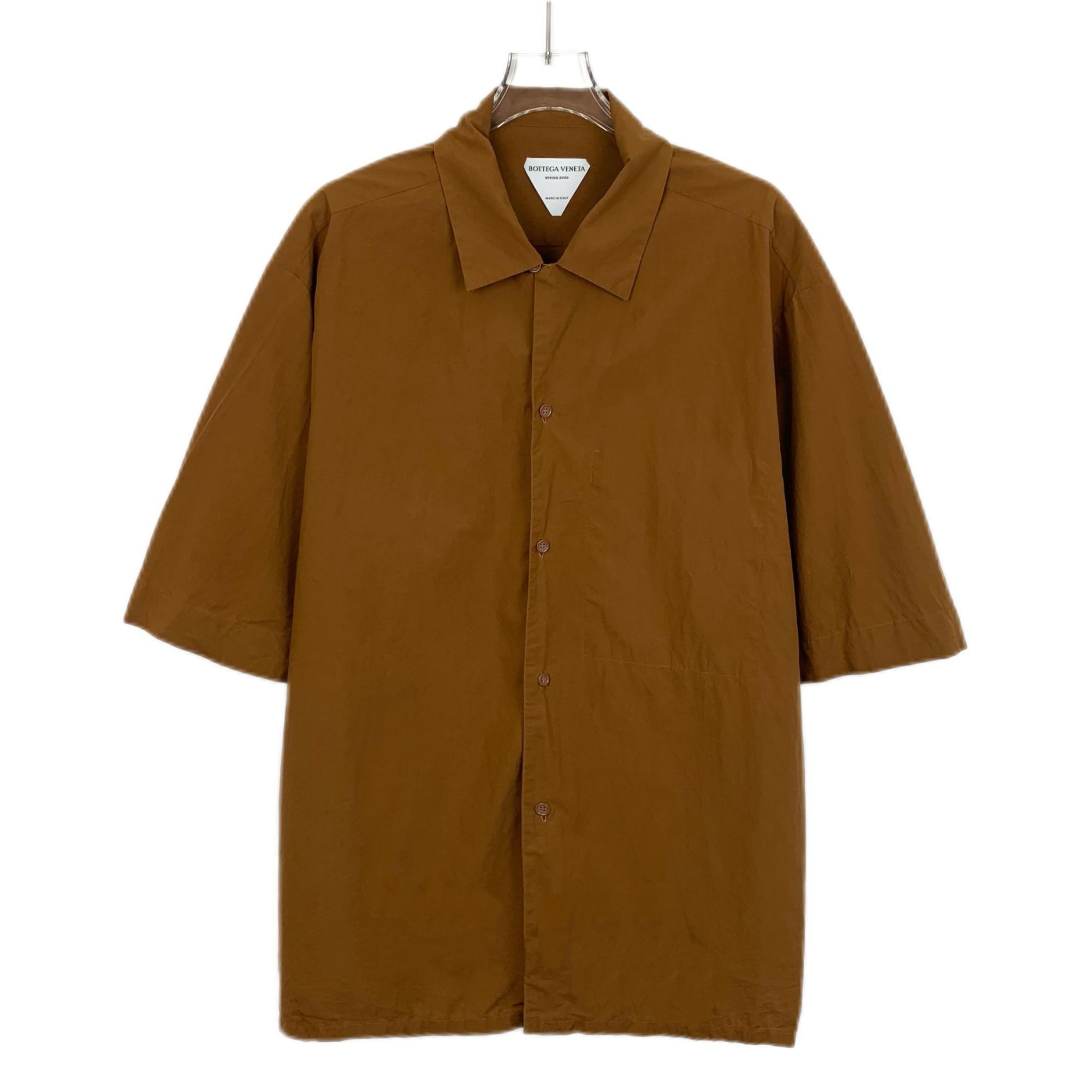 Bottega Veneta CM0040 Bottega Veneta Mens Oversized Brown Shirt Size US M / EU 48-50 / 2 - 1 Thumbnail