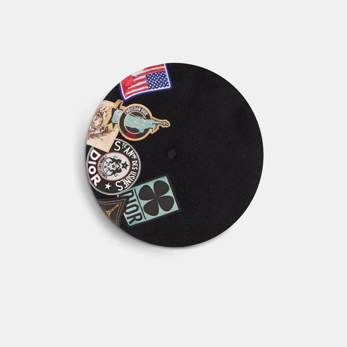 Dior o1bcso1str0226 Size:OS/Symbol Beret in Black Size ONE SIZE - 3 Thumbnail