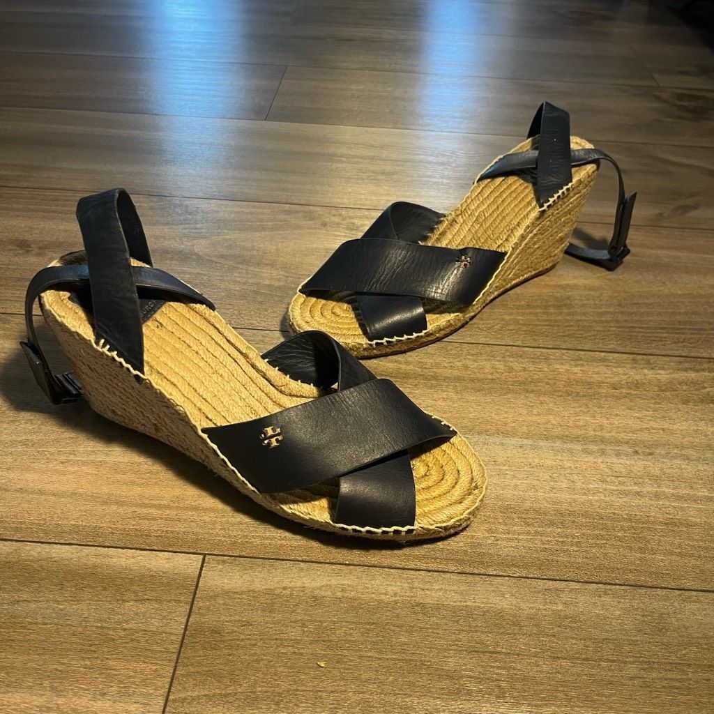 Tory Burch Tory Burch Bima Wedge Espadrille Sandal Women Size 11 Size US 11 / IT 41 - 2 Thumbnail