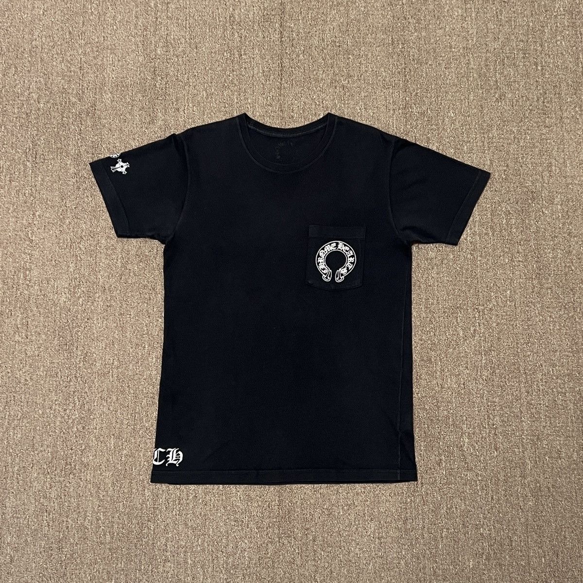 CHROME HEARTS FOTI ポケットTシャツ ブラック Sサイズ CHROME HEARTS