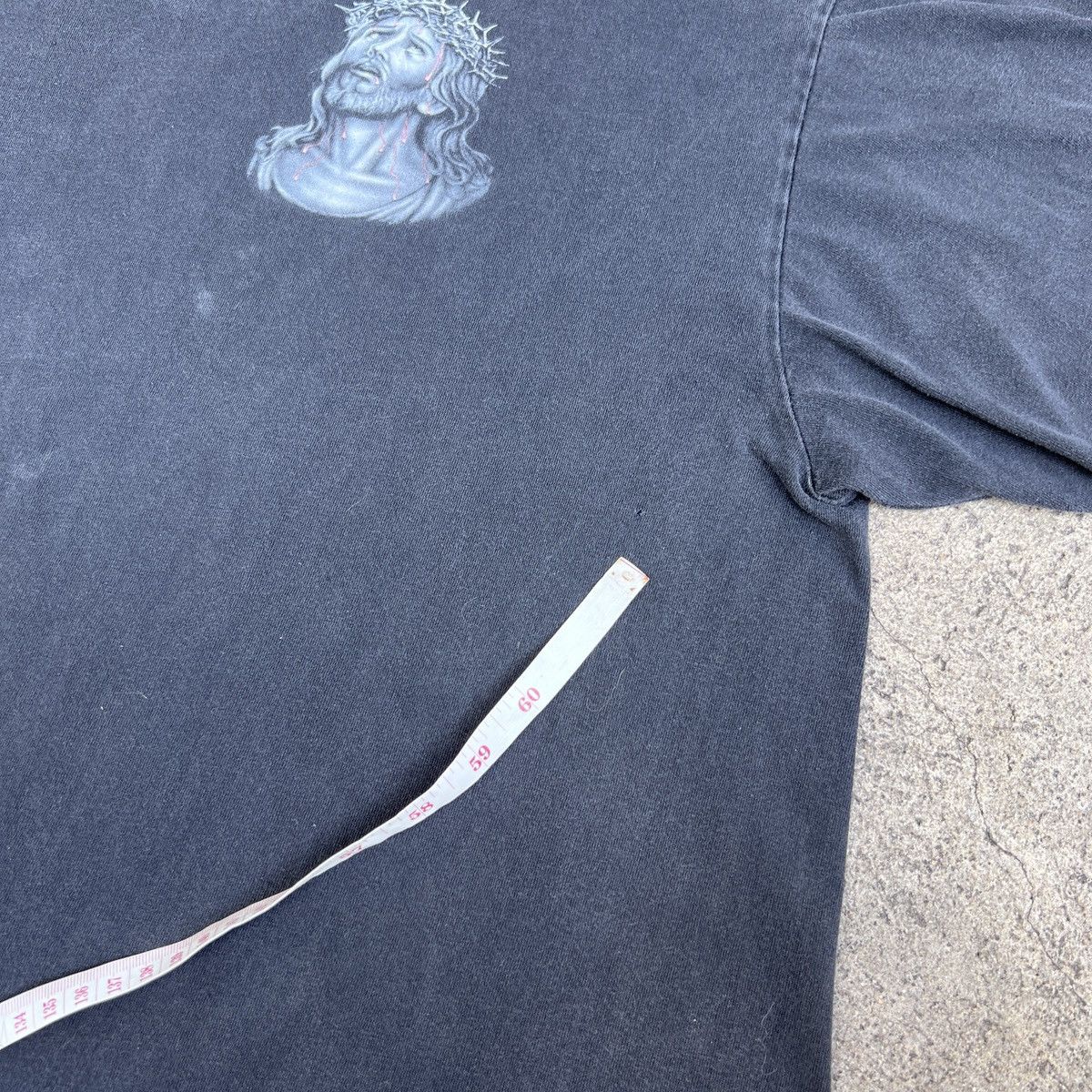 Vintage Vintage Y2K God Jesus Bible Holy Tee 2XL Thrashed Sun Faded Size US XXL / EU 58 / 5 - 14 Thumbnail