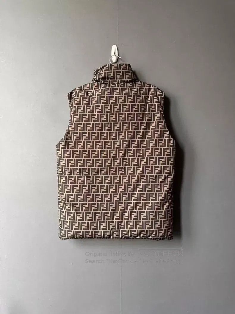 Fendi Fendi Double-Sided All-Over Printed Down Vest Size M / US 6-8 / IT 42-44 - 2 Thumbnail