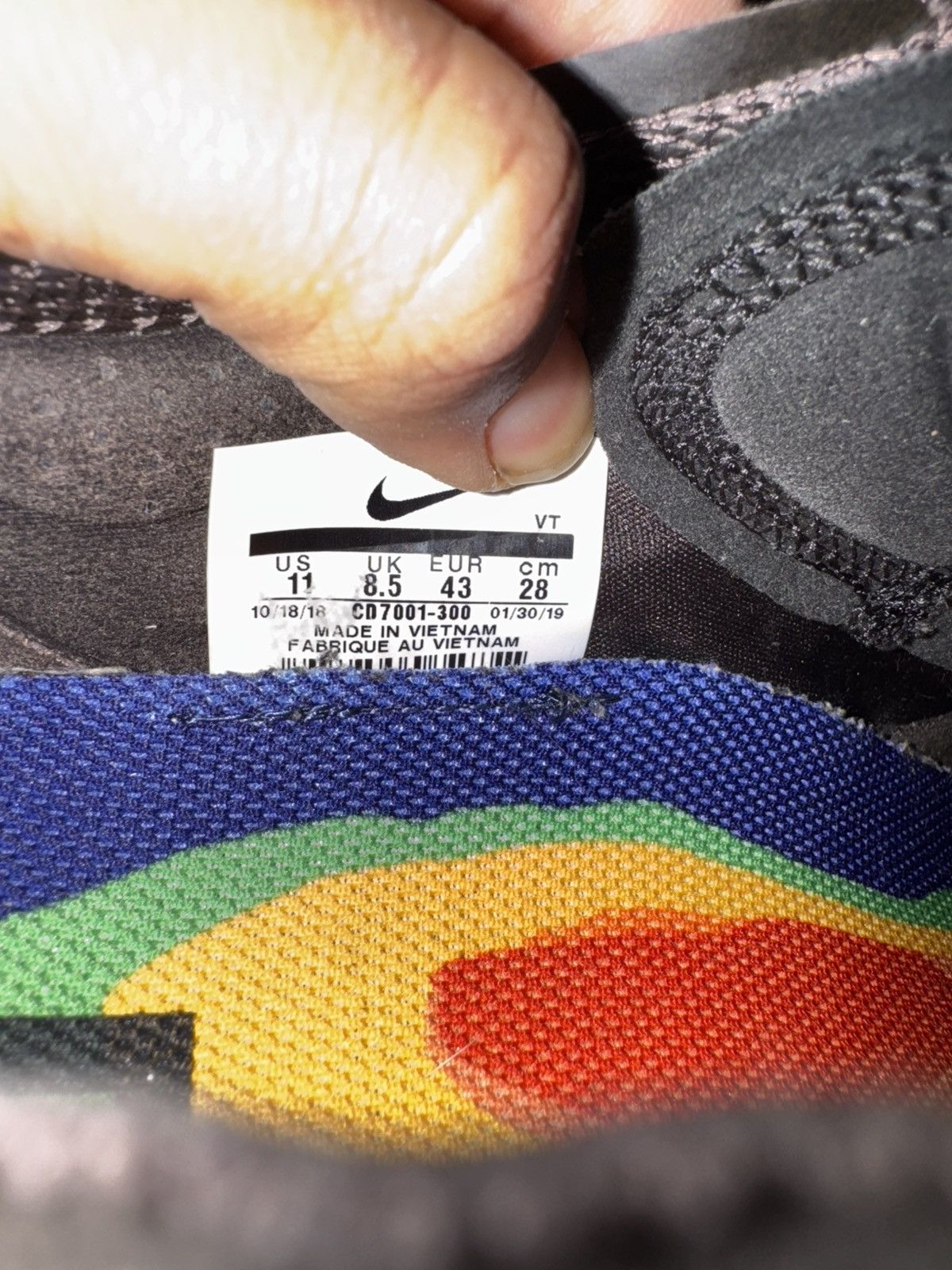 Cactus Plant Flea Market × Nike Nike x CPFM Vapor Max Size 9.5 Very Clean Size US 9.5 / EU 42-43 - 9 Thumbnail