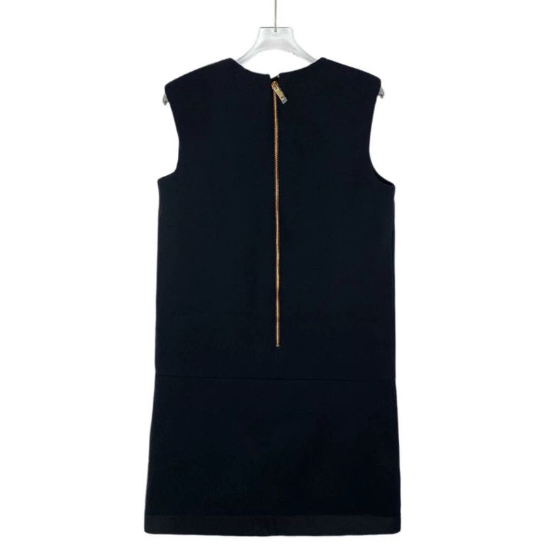 Louis Vuitton Louis Vuitton 23 Sleeveless Crew Neck Dress in Dark Blue S Size XS / US 0-2 / IT 36-38 - 2 Thumbnail