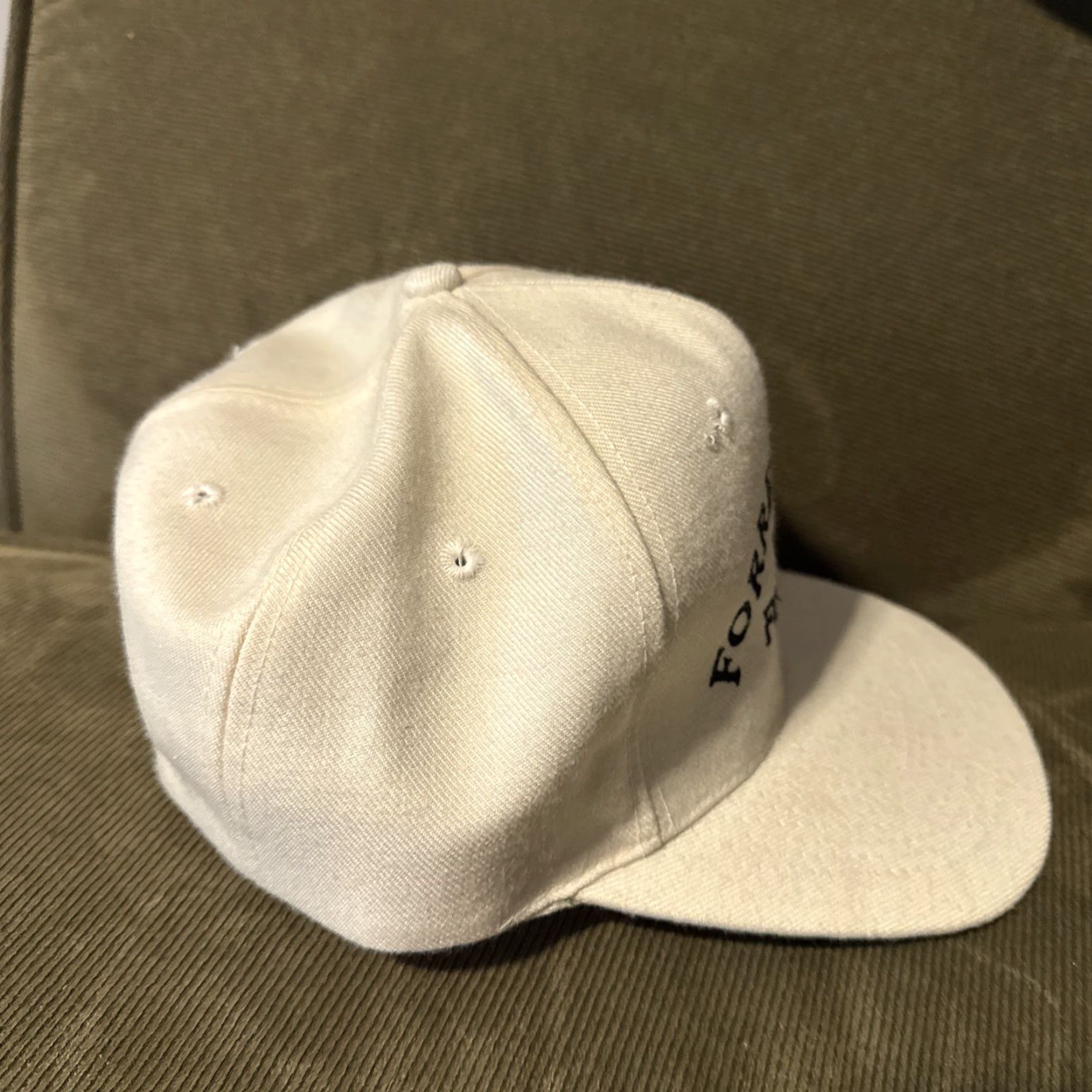 Vintage VINTAGE Forrest Gump Run Embroidered White Snapback Hat 90s KC Collections Men One Size Size ONE SIZE - 4 Thumbnail