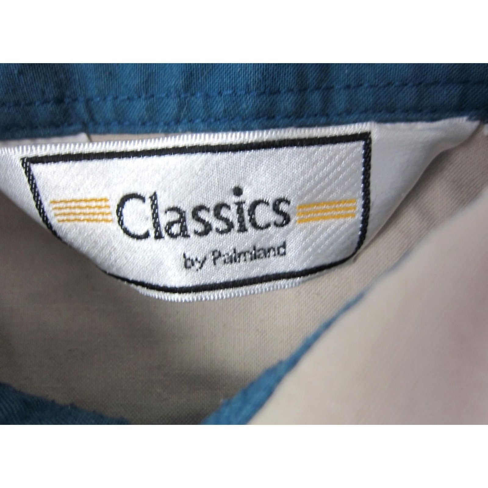 Vintage VINTAGE Palmland Polo Shirt Mens Large Beige Striped Long Sleeve Classic 90s Size US L / EU 52-54 / 3 - 5 Thumbnail