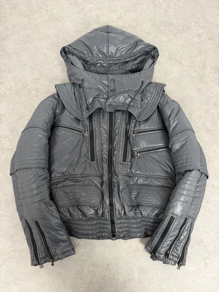 Dolce & Gabbana FW2010 Dolce & Gabbana Grey Multi Zips Astro Puffer Jacket Size US M / EU 48-50 / 2 - 7 Thumbnail