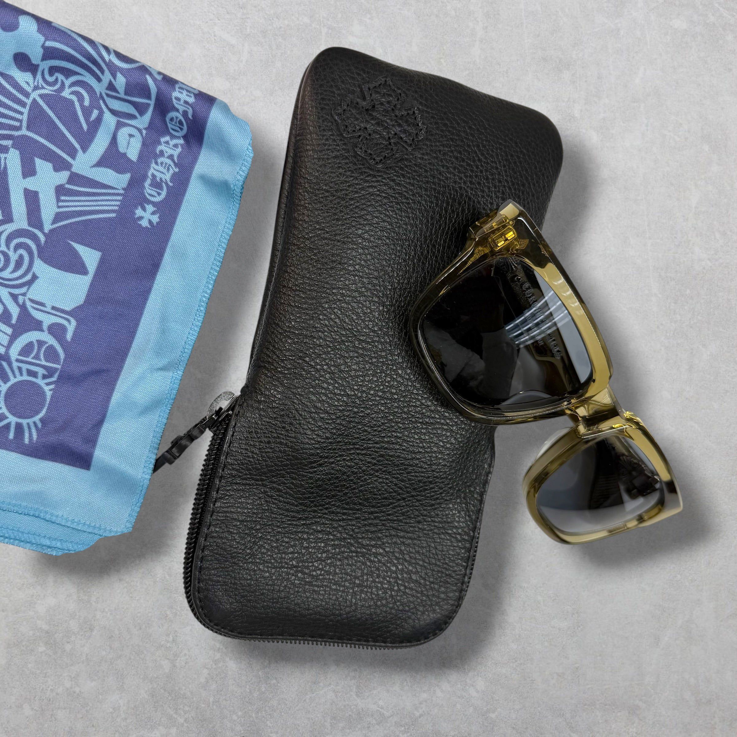 Chrome Hearts Chrome Hearts Box Officer Army Sunglasses Size ONE SIZE - 6 Thumbnail