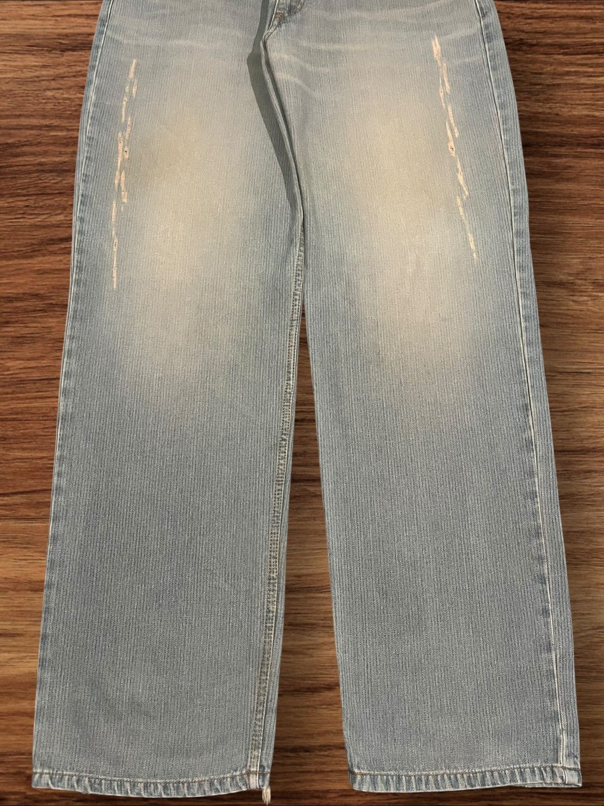Japanese Brand × PHENOMENON × Swagger Vintage Japanese Brand Swagger Distress Stripe Straight Jean Size US 32 / EU 48 - 10 Thumbnail