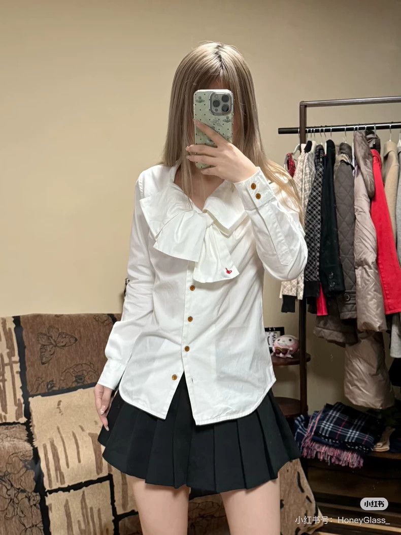 Vivienne Westwood Vivienne Westwood size2 Butterfly bow tie shirt Size M / US 6-8 / IT 42-44 - 2 Thumbnail