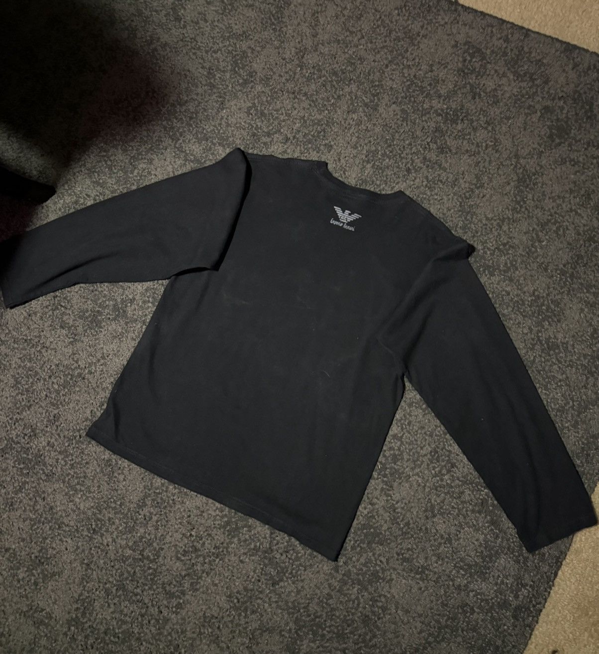 Armani × Emporio Armani Armani black long sleeve Size US L / EU 52-54 / 3 - 7 Thumbnail