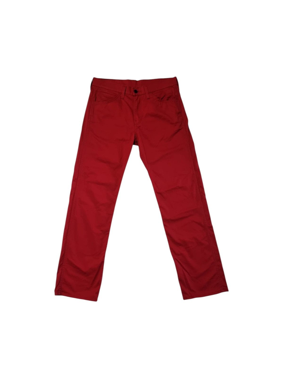 Levi's Levi's 569 red straight jeans 31x34 L mens womens Size US 32 / EU 48 - 4 Thumbnail