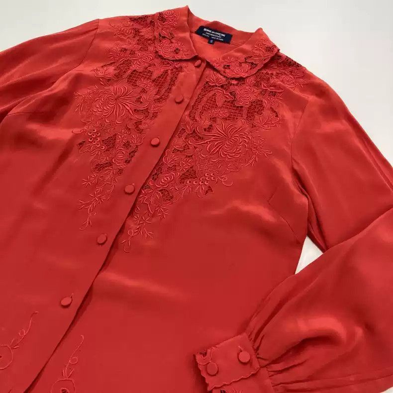 Comme des Garcons comme des garcons embroidered collar shirt-2506 Size US M / EU 48-50 / 2 - 3 Thumbnail