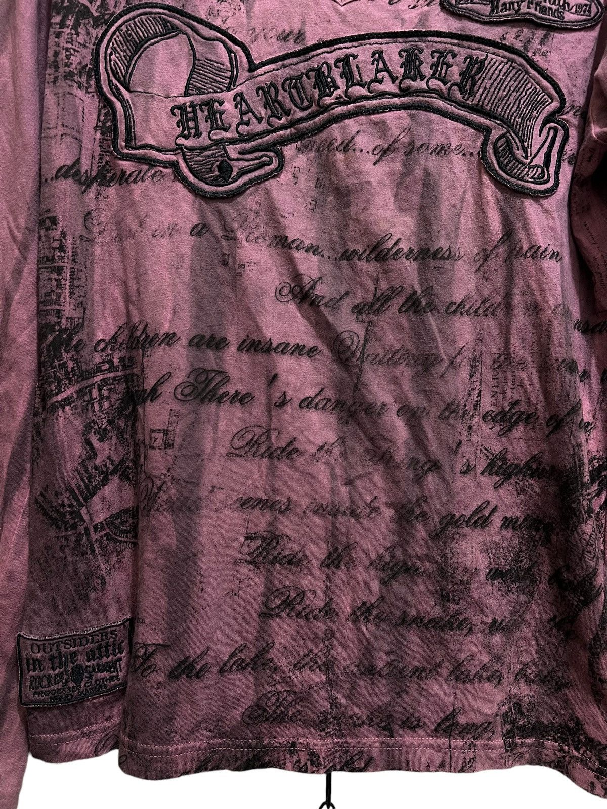 If Six Was Nine × In The Attic × Le Grande Bleu (L.G.B.) In the attic poem Longsleeve tee Size US M / EU 48-50 / 2 - 4 Thumbnail