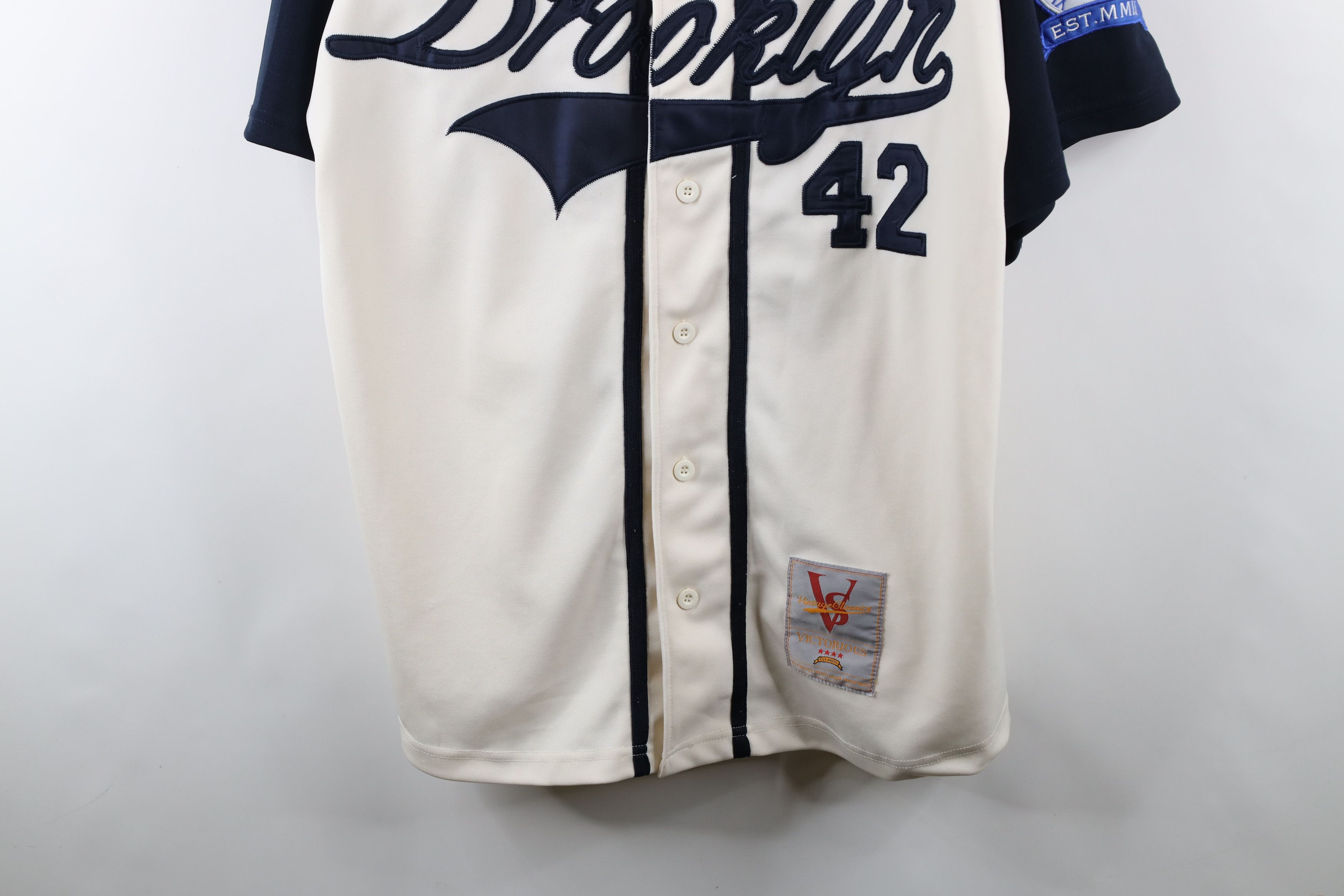 Vintage Vintage Y2K Streetwear Brooklyn Dodgers Baseball Jersey Size US XXL / EU 58 / 5 - 3 Thumbnail