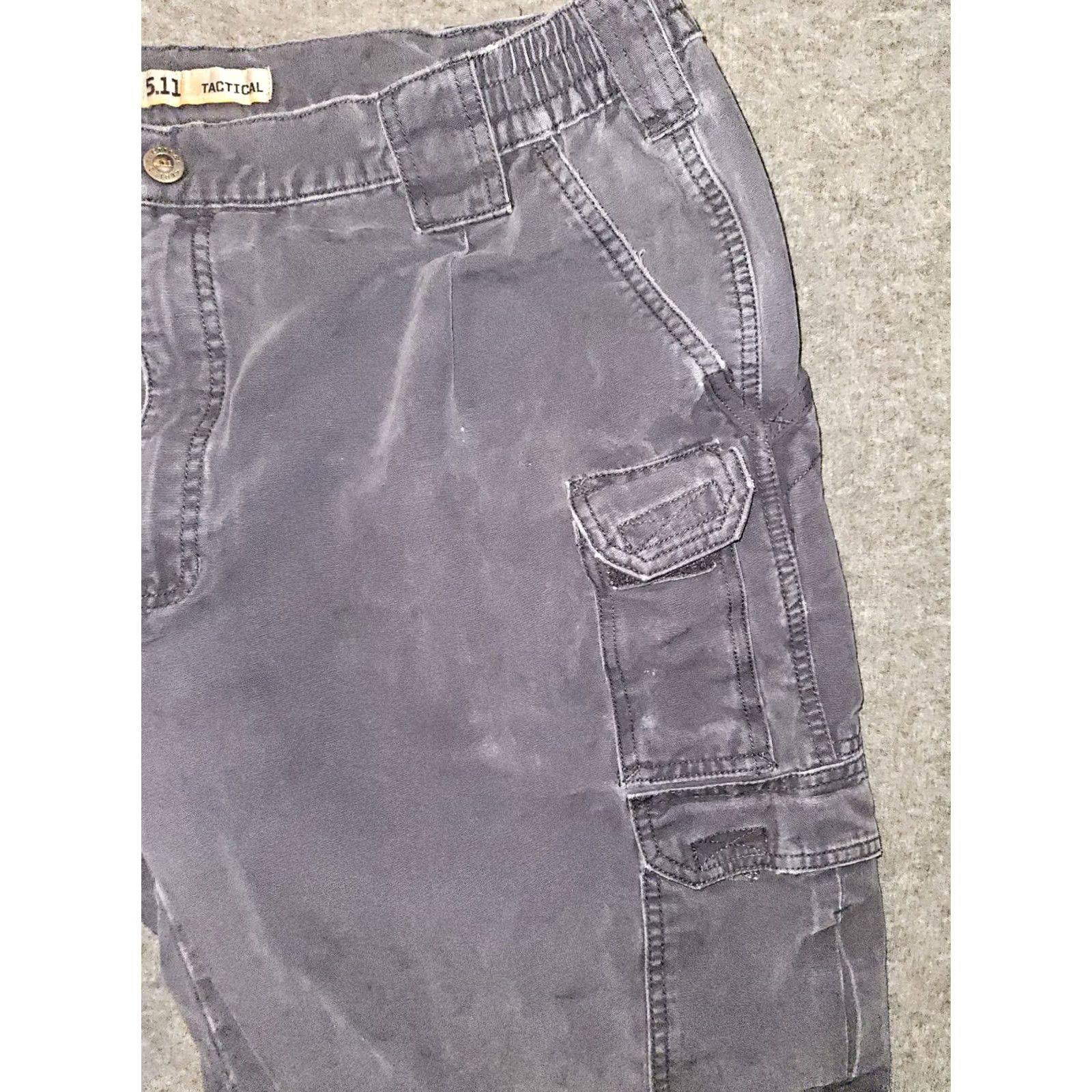 Vintage 5.11 Tactical Cargo Pants Mens - Dark Gray Workwear - Mid Rise Size US 40 / EU 56 - 7 Thumbnail