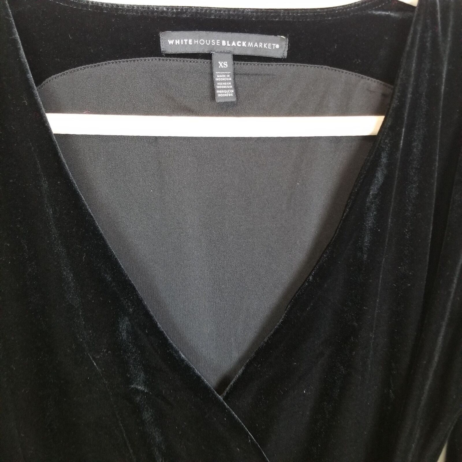 White House Black Market White House Black Market Velvet Top Witchy Vamp Whimsigoth Size XS / US 0-2 / IT 36-38 - 2 Thumbnail