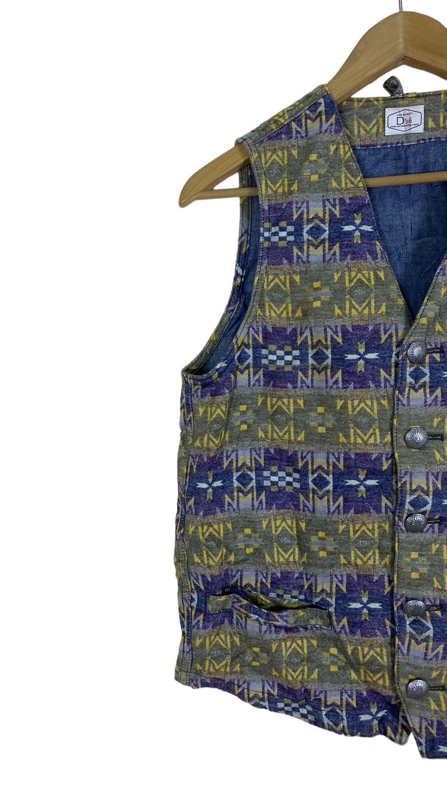 URBAN RESEARCH DOORS Urban Research Doors Geometric Native Navajo Vest Size US S / EU 44-46 / 1 - 5 Thumbnail