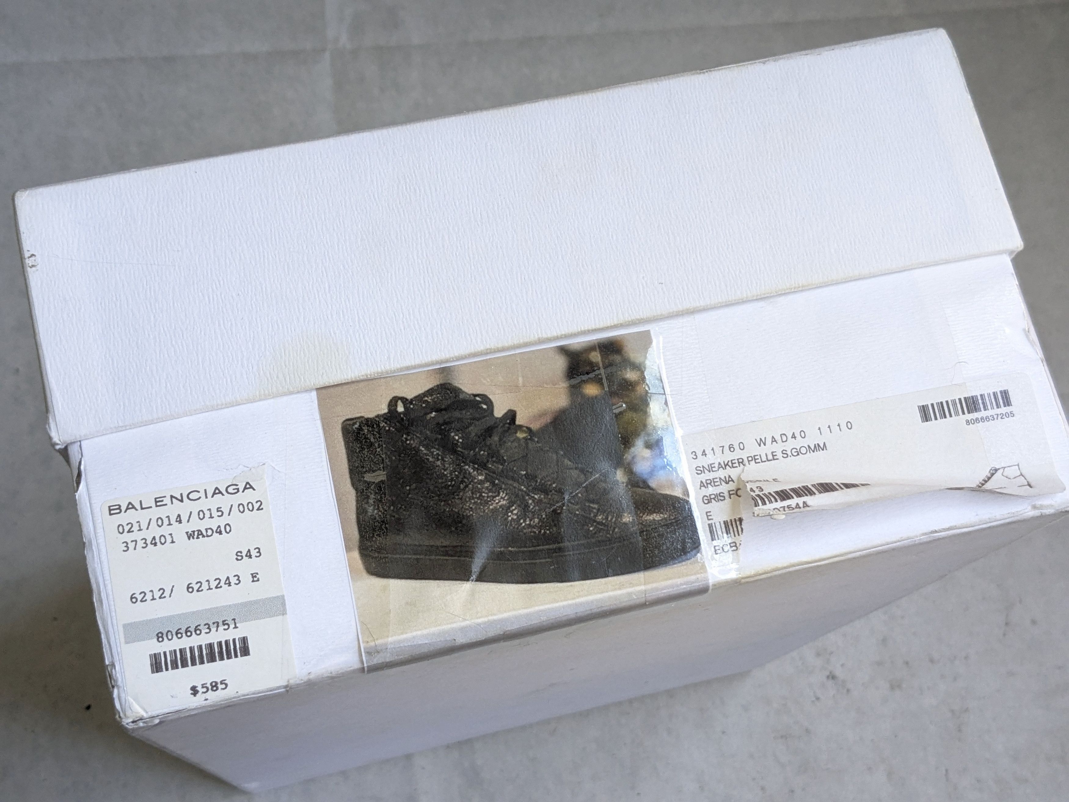 Balenciaga Balenciaga Arena High Top Sneakers Black 11 Leather Size US 11 / EU 44 - 16 Thumbnail