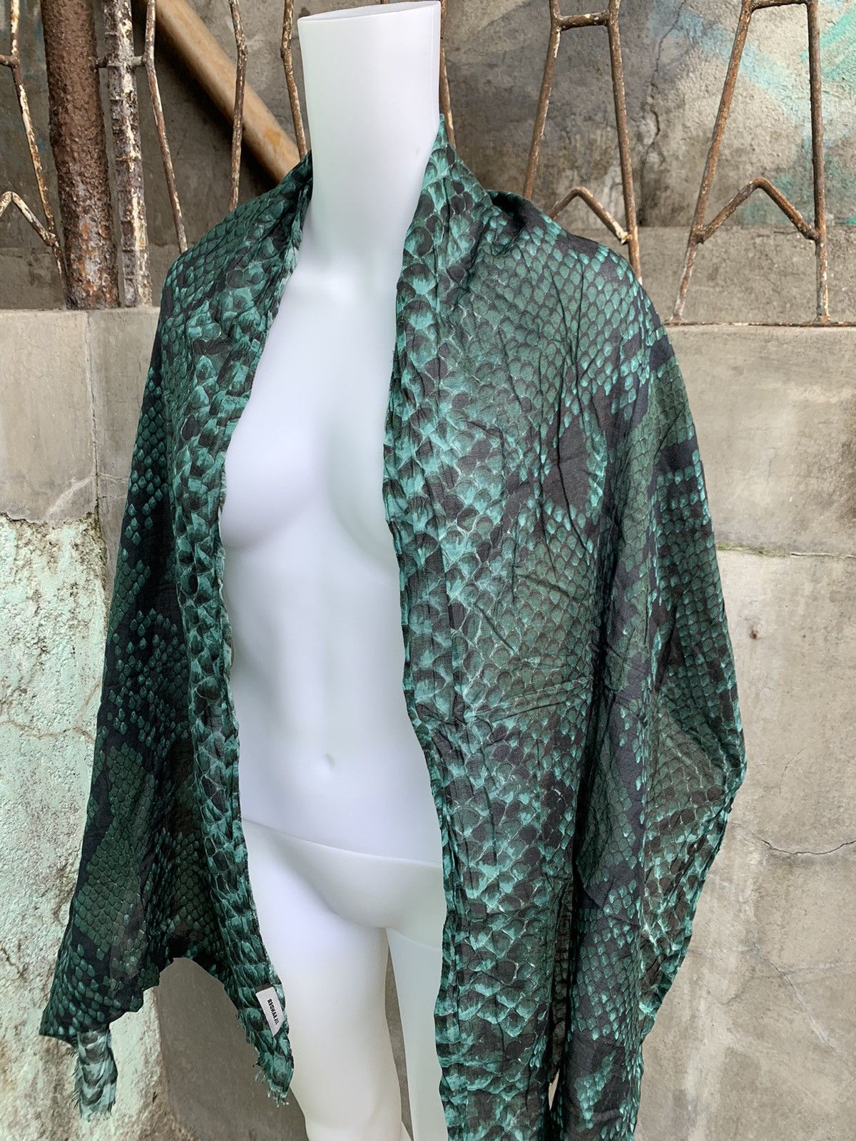 Jil Sander SS12 Reptile Skin Shole Scarf Size ONE SIZE - 2 Thumbnail