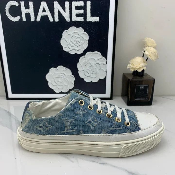 Other Louis Vuitton Stellar Casual Shoes in Denim Blue -2508 Size US 6 / IT 36 - 7 Thumbnail