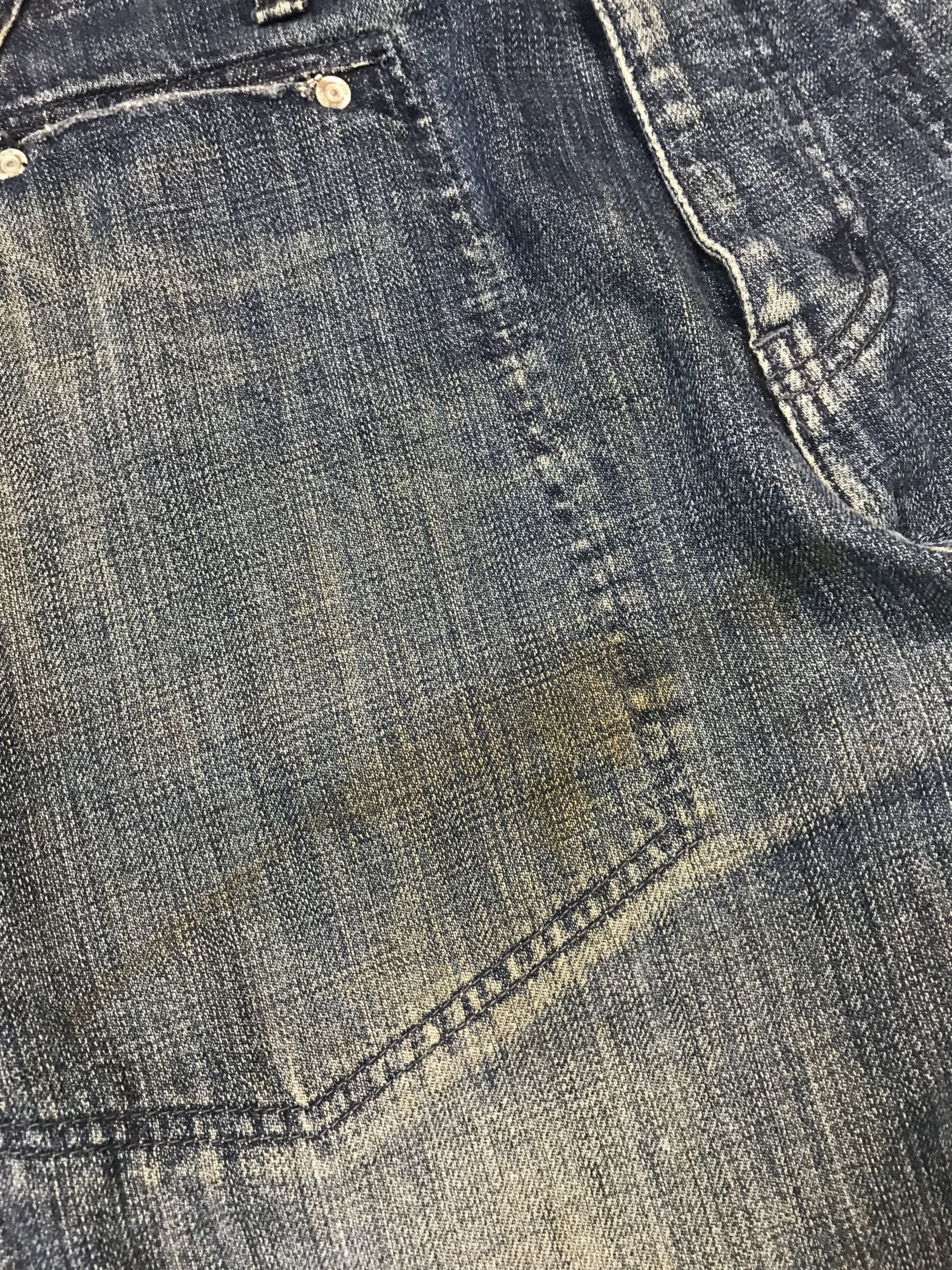 realmad HECTIC Mad Hectic Indigo Denim Jeans Buttonfly Slash Pockets Size US 34 / EU 50 - 15 Thumbnail