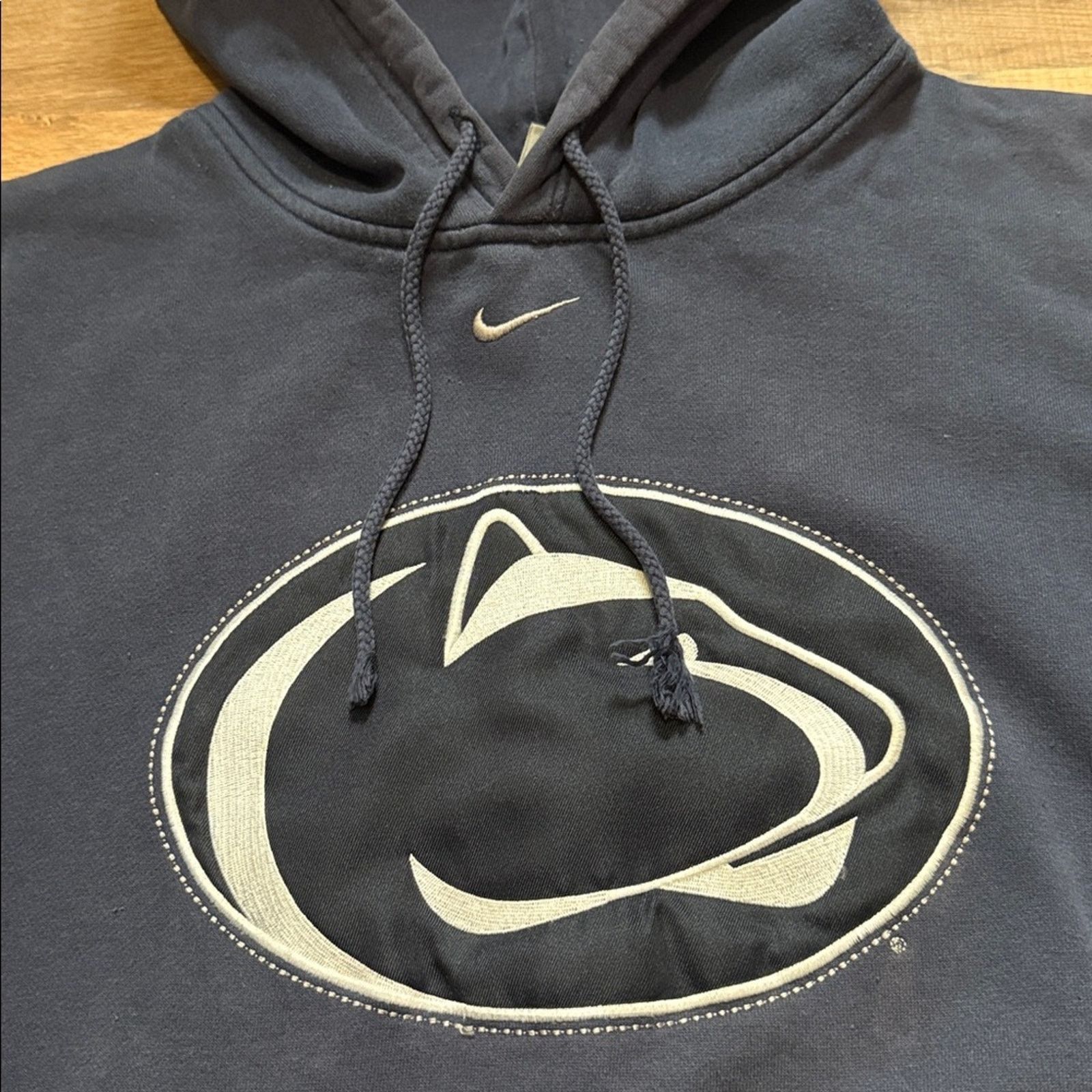 Nike Y2K Nike Team Penn State Center Swoosh Hoodie Sweatshirt Size US M / EU 48-50 / 2 - 7 Thumbnail