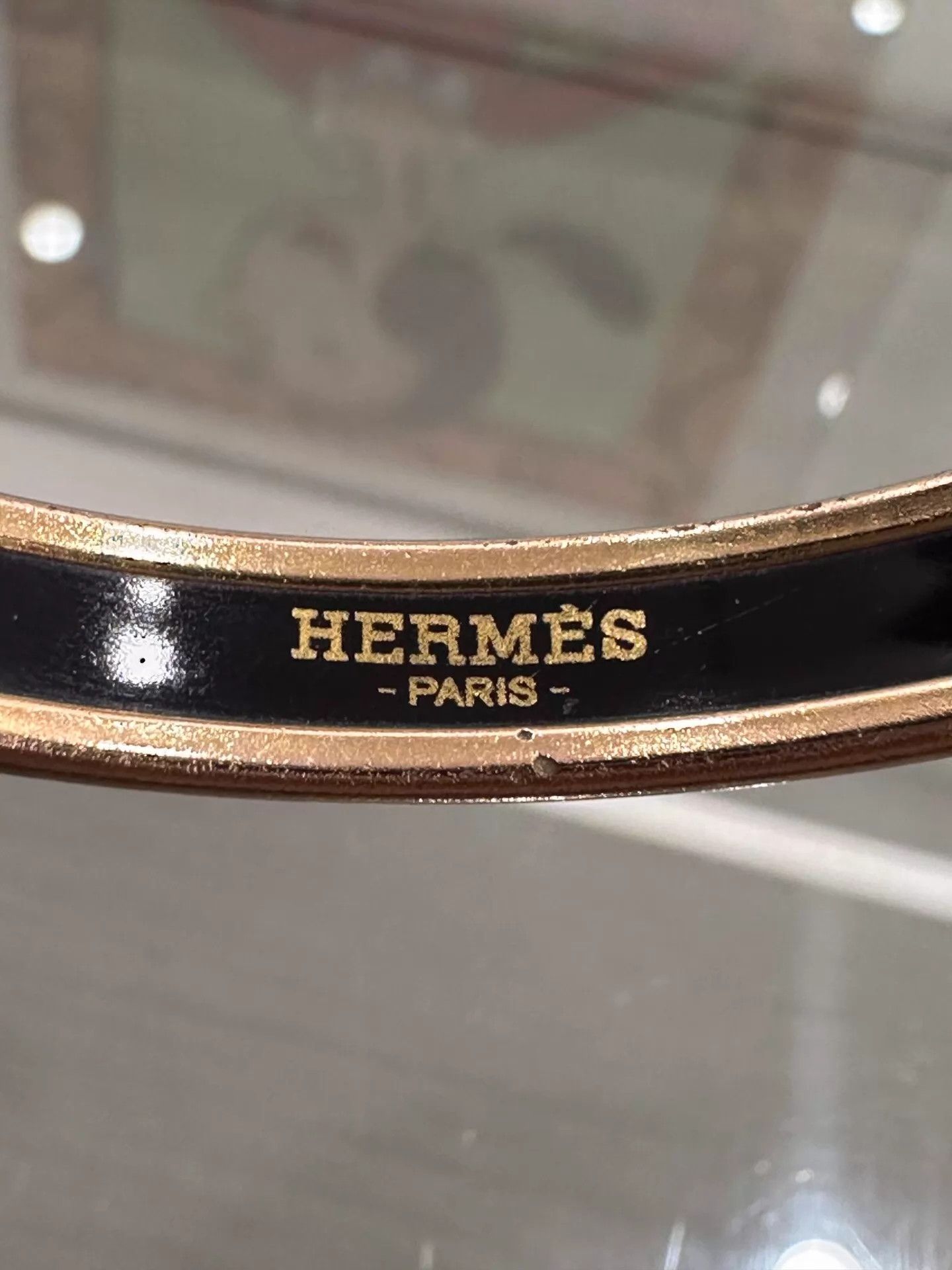 Hermes Hermes Tea For Two HorseHead Logo Bangle 62mm 99New Size ONE SIZE - 6 Thumbnail