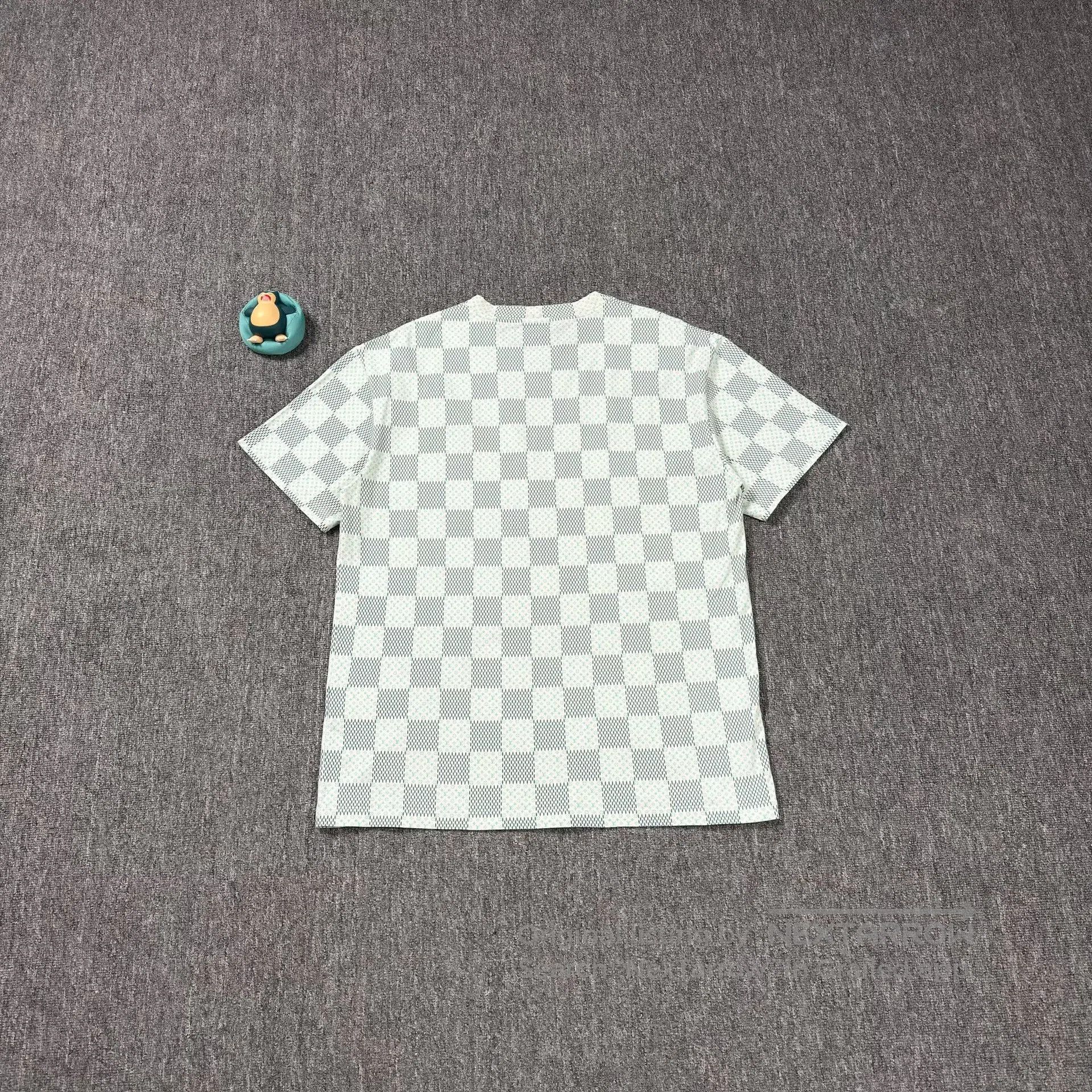 Louis Vuitton LV Pharrell Checkered Green T-Shirt. Size US XL / EU 56 / 4 - 7 Thumbnail