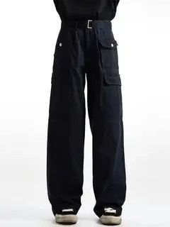 VIBE Black High Street Vintage Loose Jeans Size US 31 - 3 Thumbnail