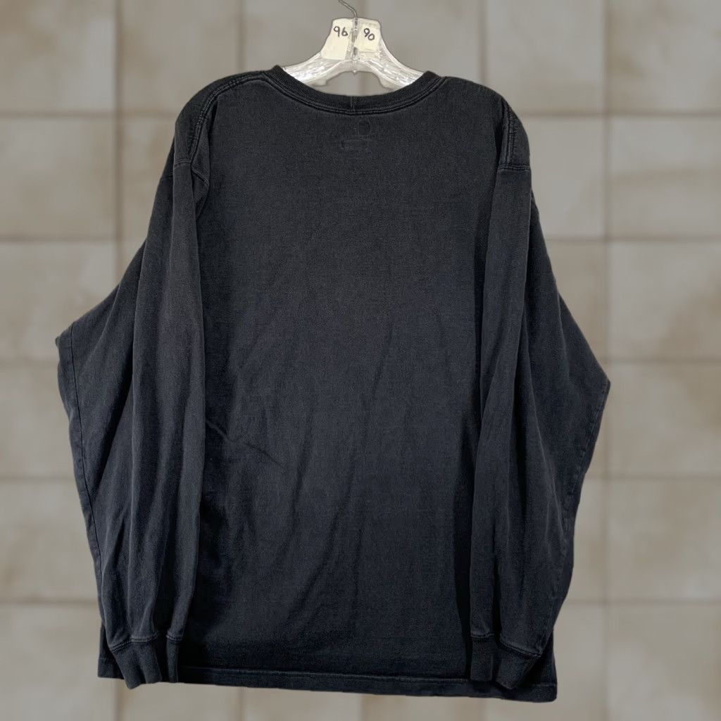 Carhartt Carhartt T-Shirt Mens Long Sleeve Crew Neck All Cotton Regular Fit Logo 100% Knit Black L Size US L / EU 52-54 / 3 - 1 Thumbnail