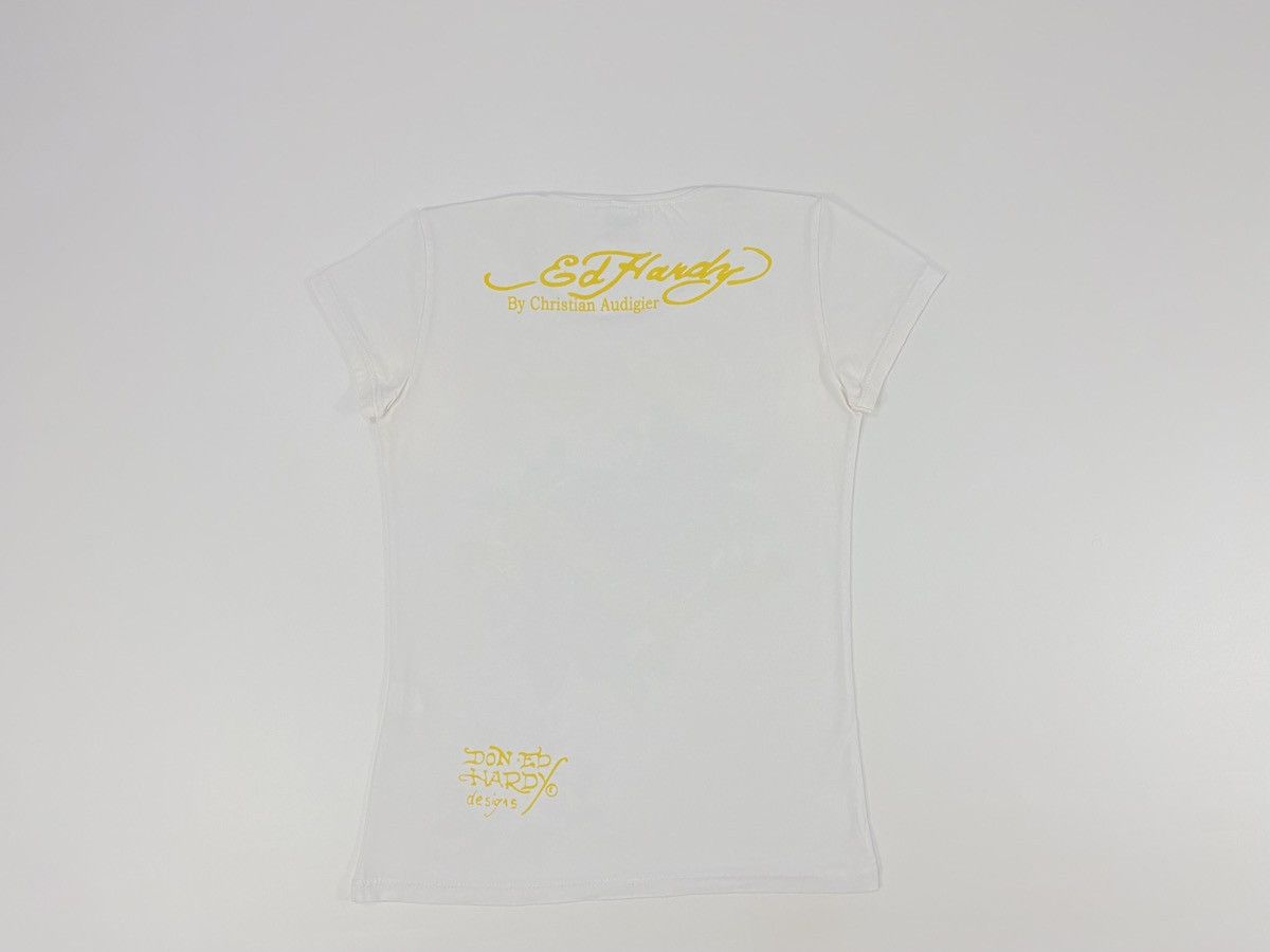 Ed Hardy 🔥LASTDROP🔥 Y2K Ed Hardy Kiss Love Heart Crosses T-shirt Size M / US 6-8 / IT 42-44 - 4 Thumbnail