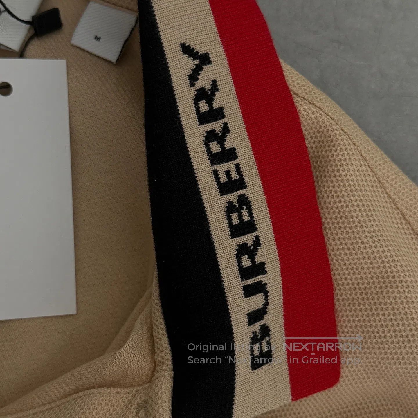 Burberry Burberry Collar Letter Logo Short Sleeve Polo Shirt| Size US M / EU 48-50 / 2 - 4 Thumbnail