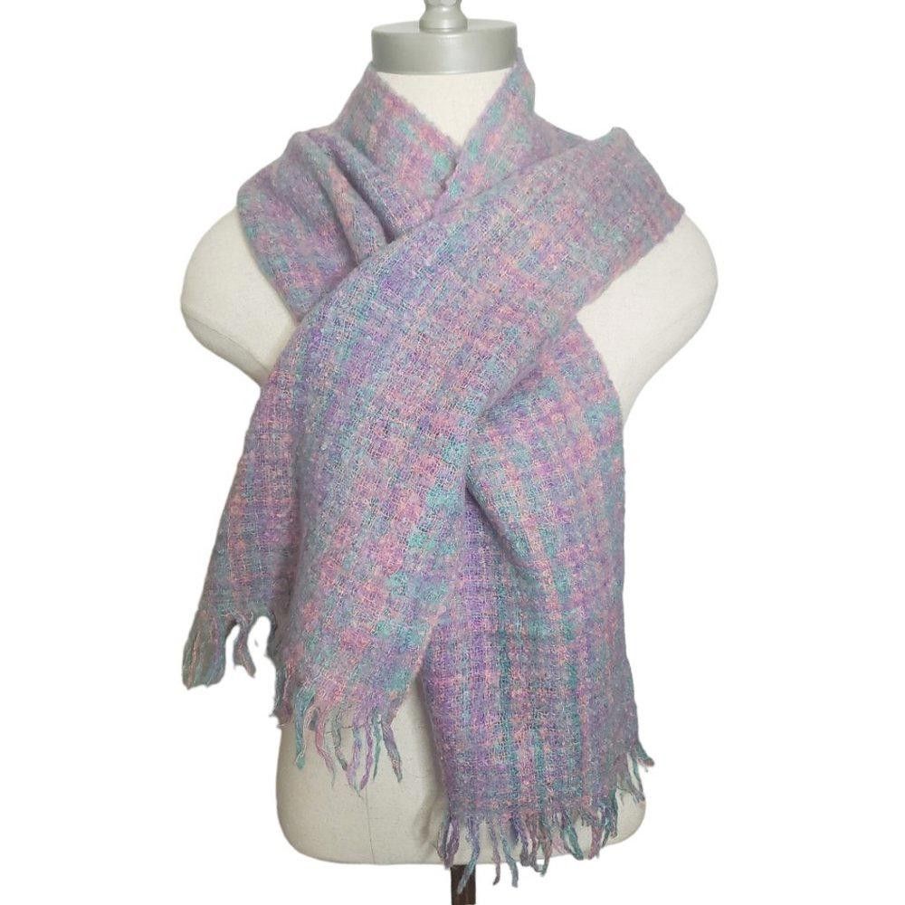 Designer CT827 Ladies Wool Pastel Colors Scarf Size ONE SIZE - 2 Thumbnail