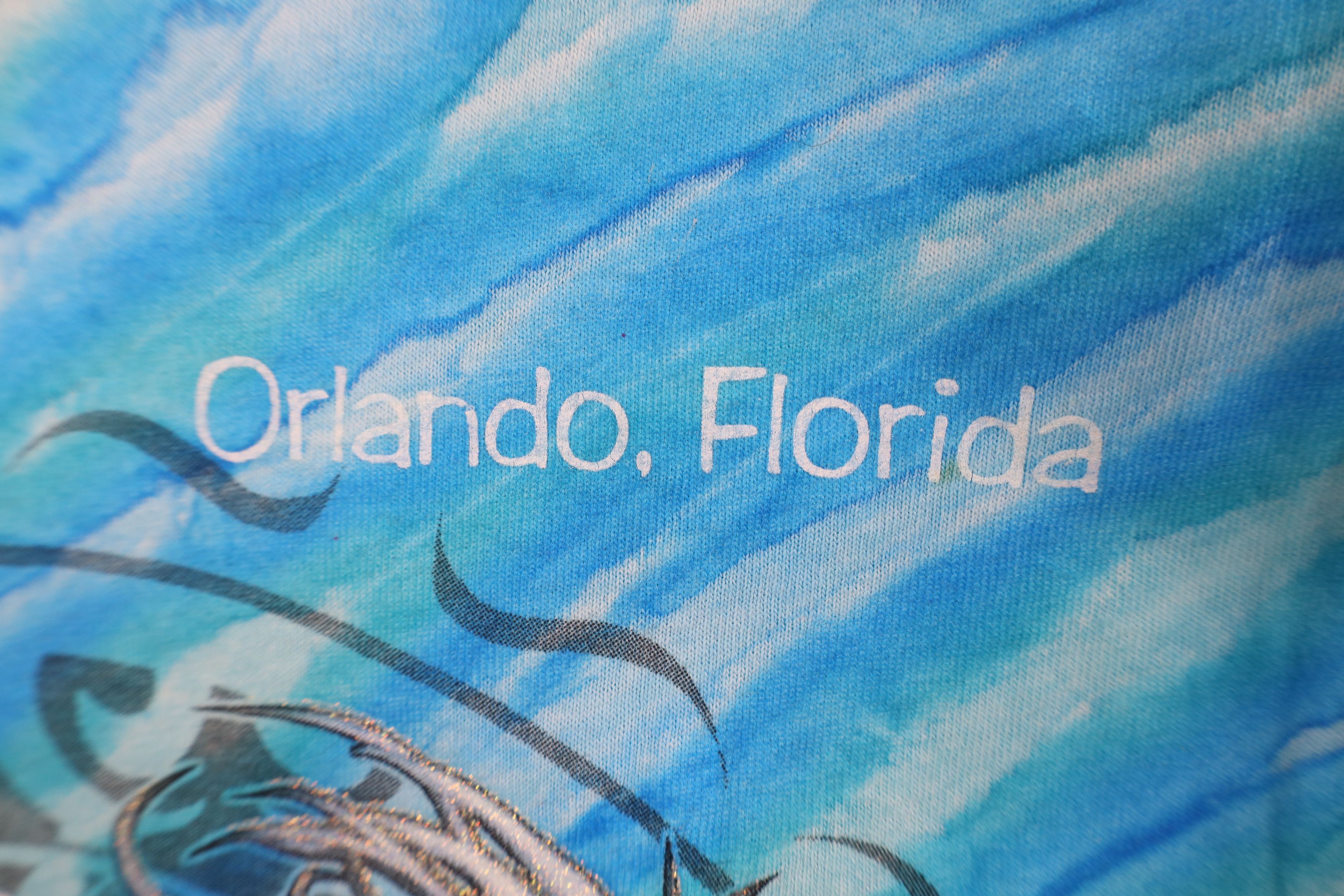 Vintage Vintage Y2K Streetwear Dragon Shark Florida T-Shirt Blue Size US S / EU 44-46 / 1 - 4 Thumbnail