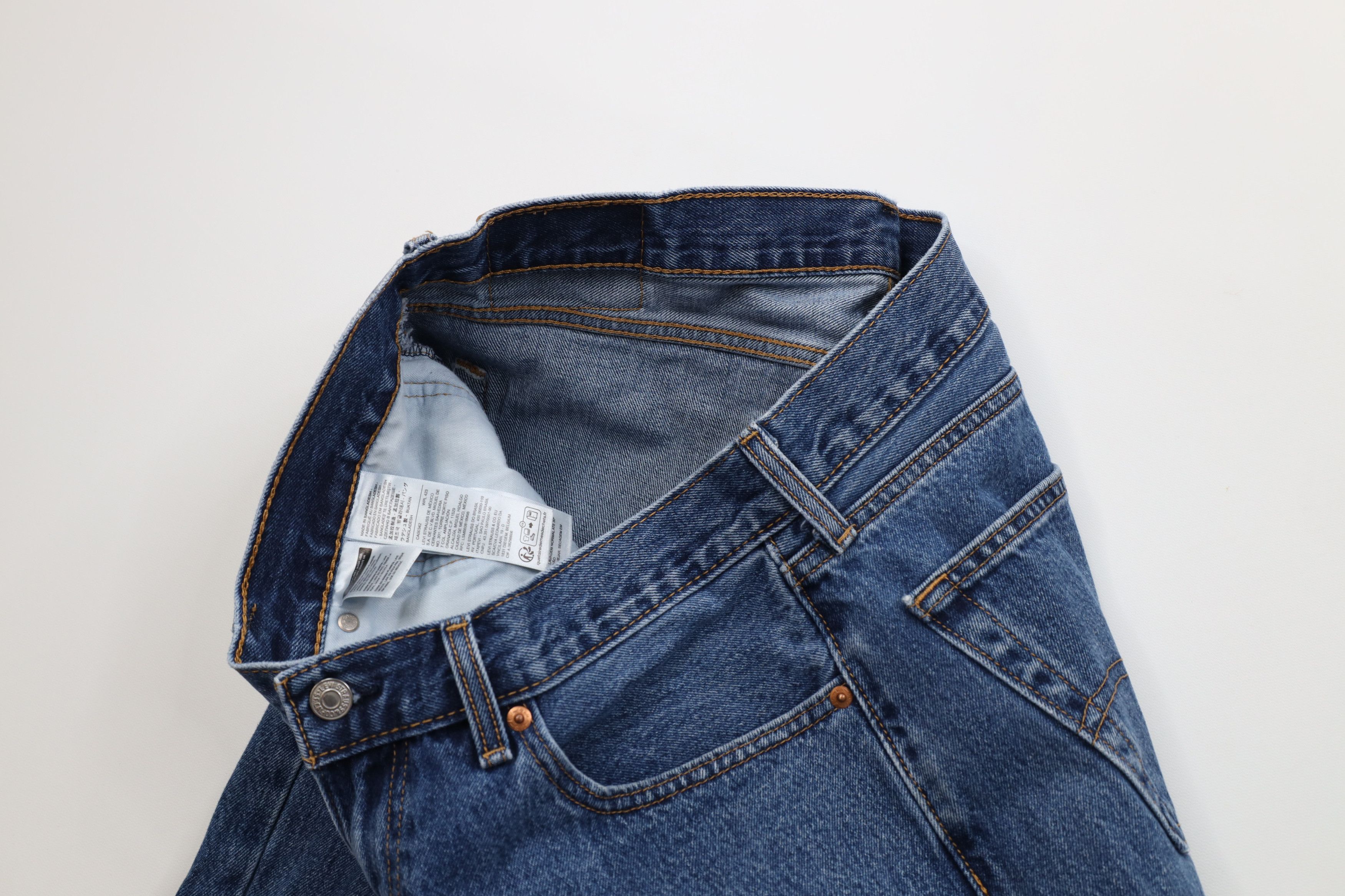 Levi's Vintage Y2K Levis 505 Fit Straight Leg Denim Jeans Blue Size US 36 / EU 52 - 8 Thumbnail