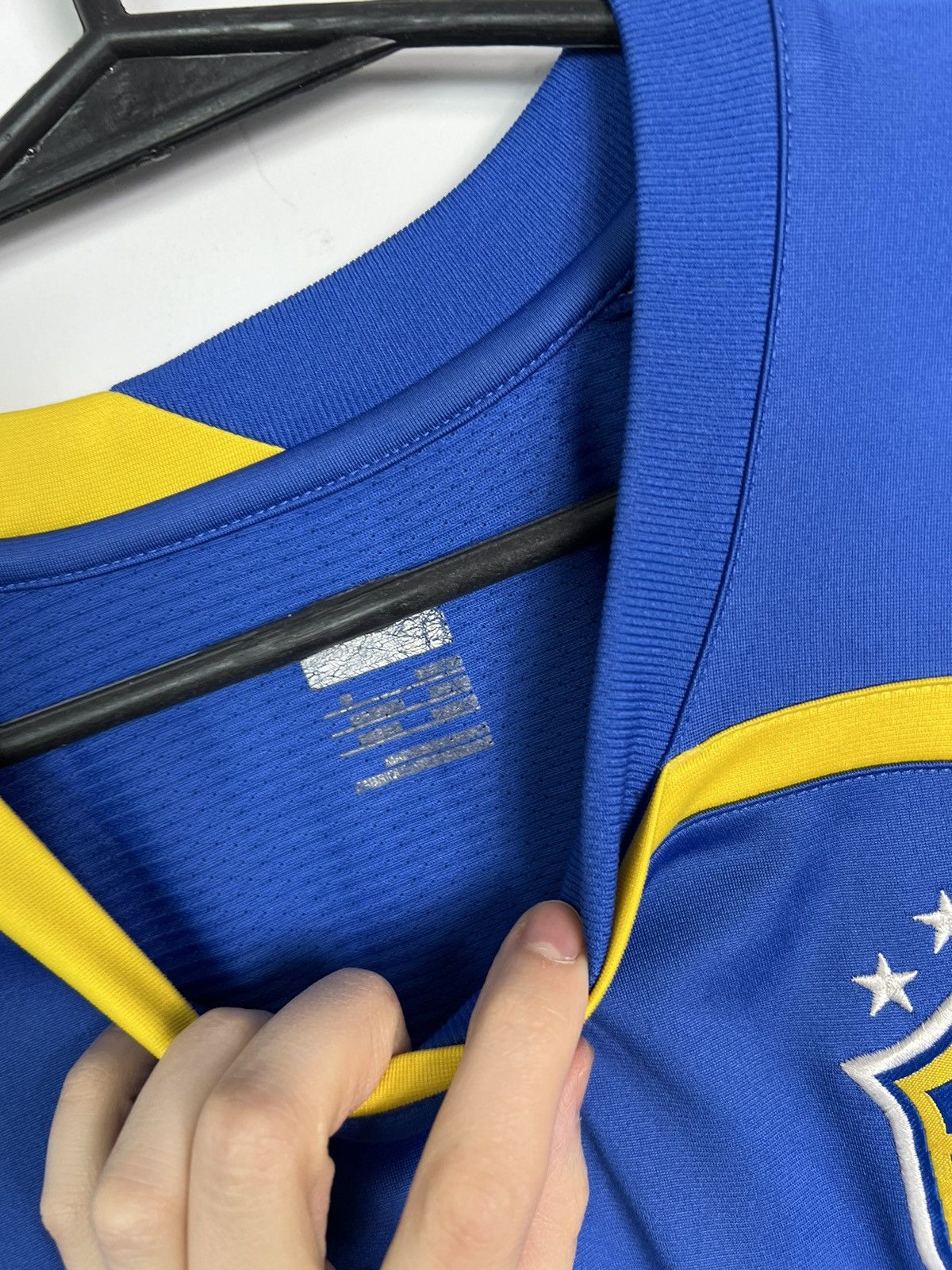 Nike × Vintage Nike Brazil 2006/2008 Soccer Jersey Vintage Size US M / EU 48-50 / 2 - 3 Thumbnail