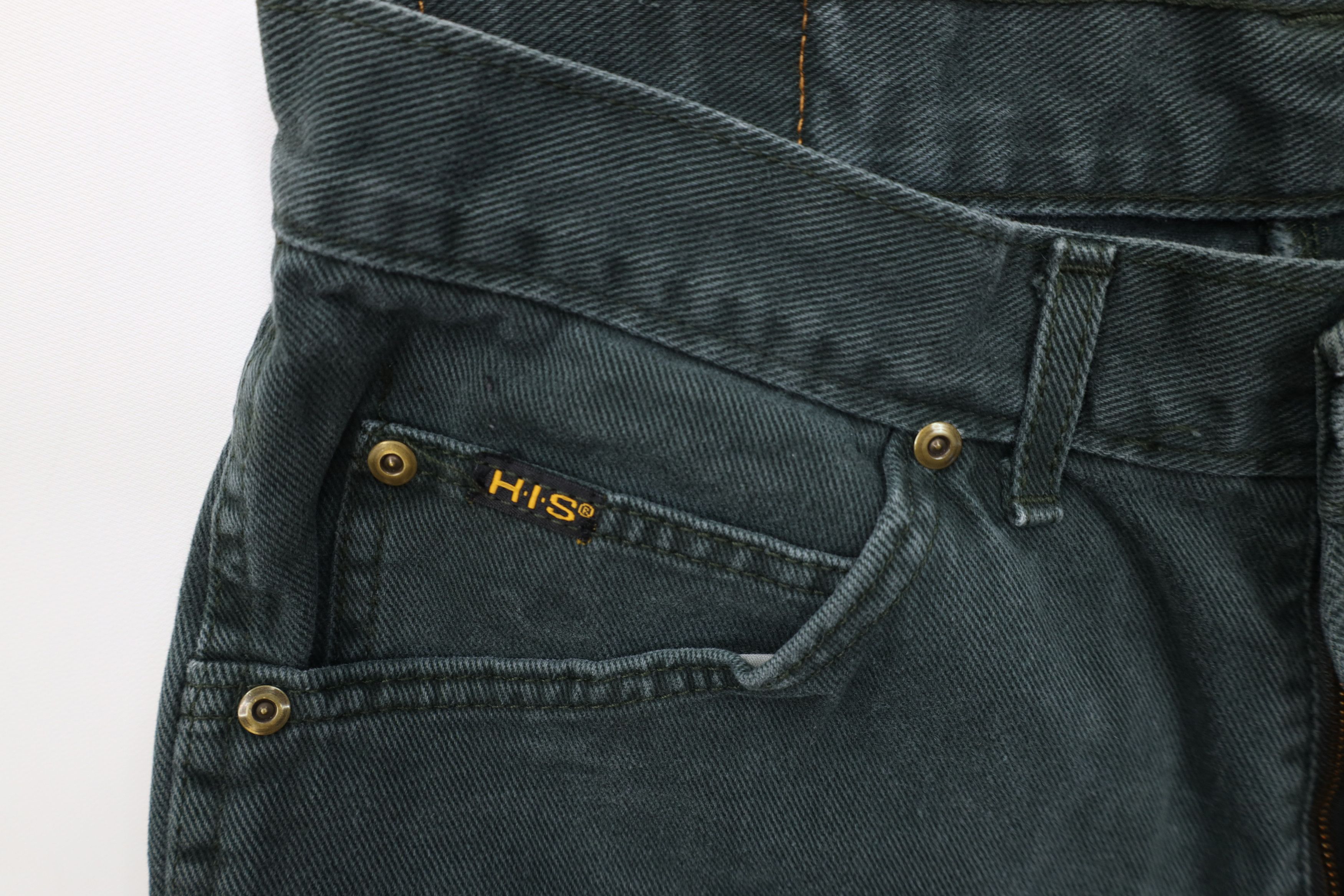Vintage Vintage 90s Streetwear Straight Leg Denim Jeans Green USA Size US 30 / EU 46 - 7 Thumbnail