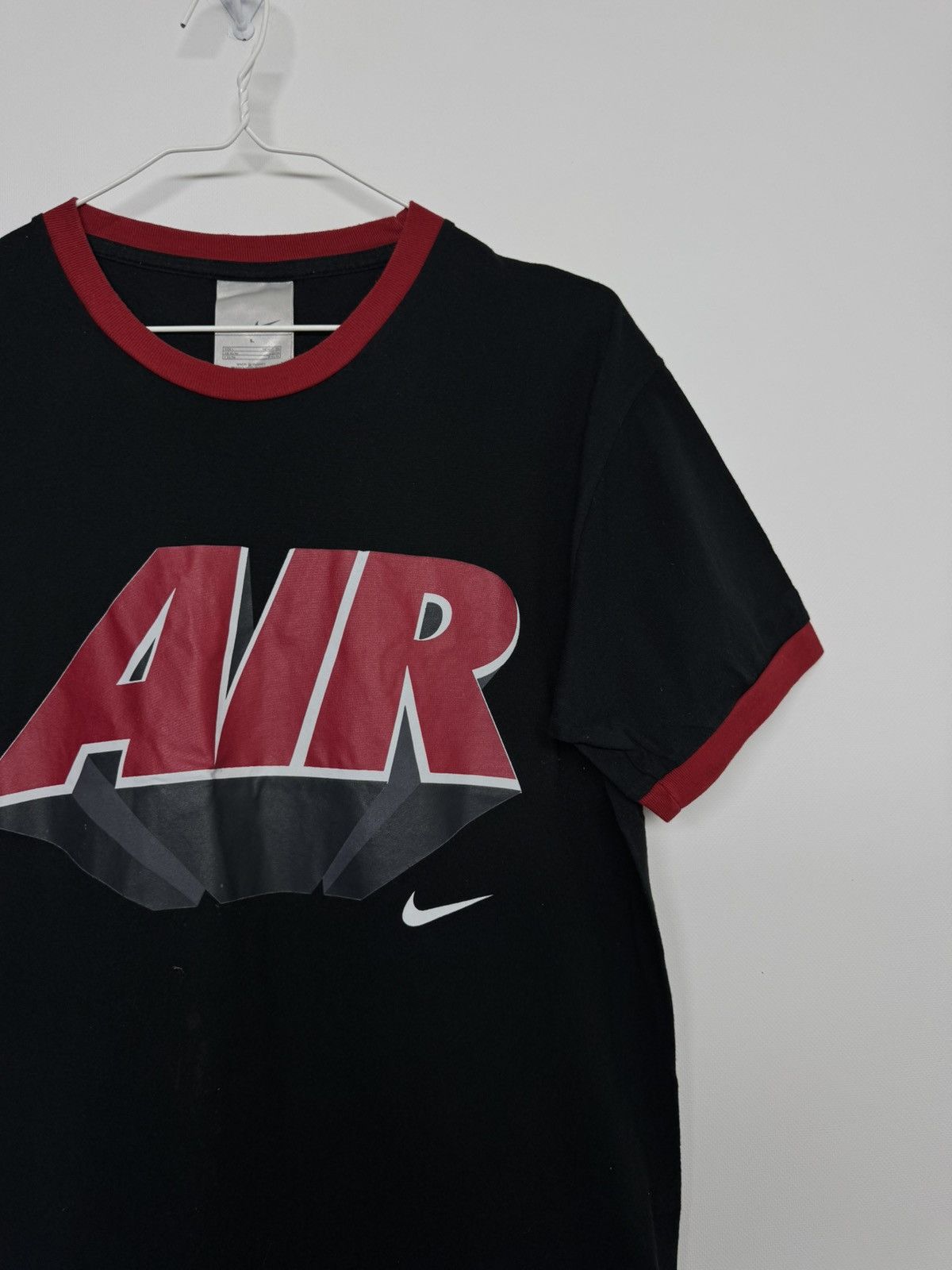 Nike Vintage 90’s Nike Air Tag T-Shirt Size L / US 10 / IT 46 - 5 Thumbnail