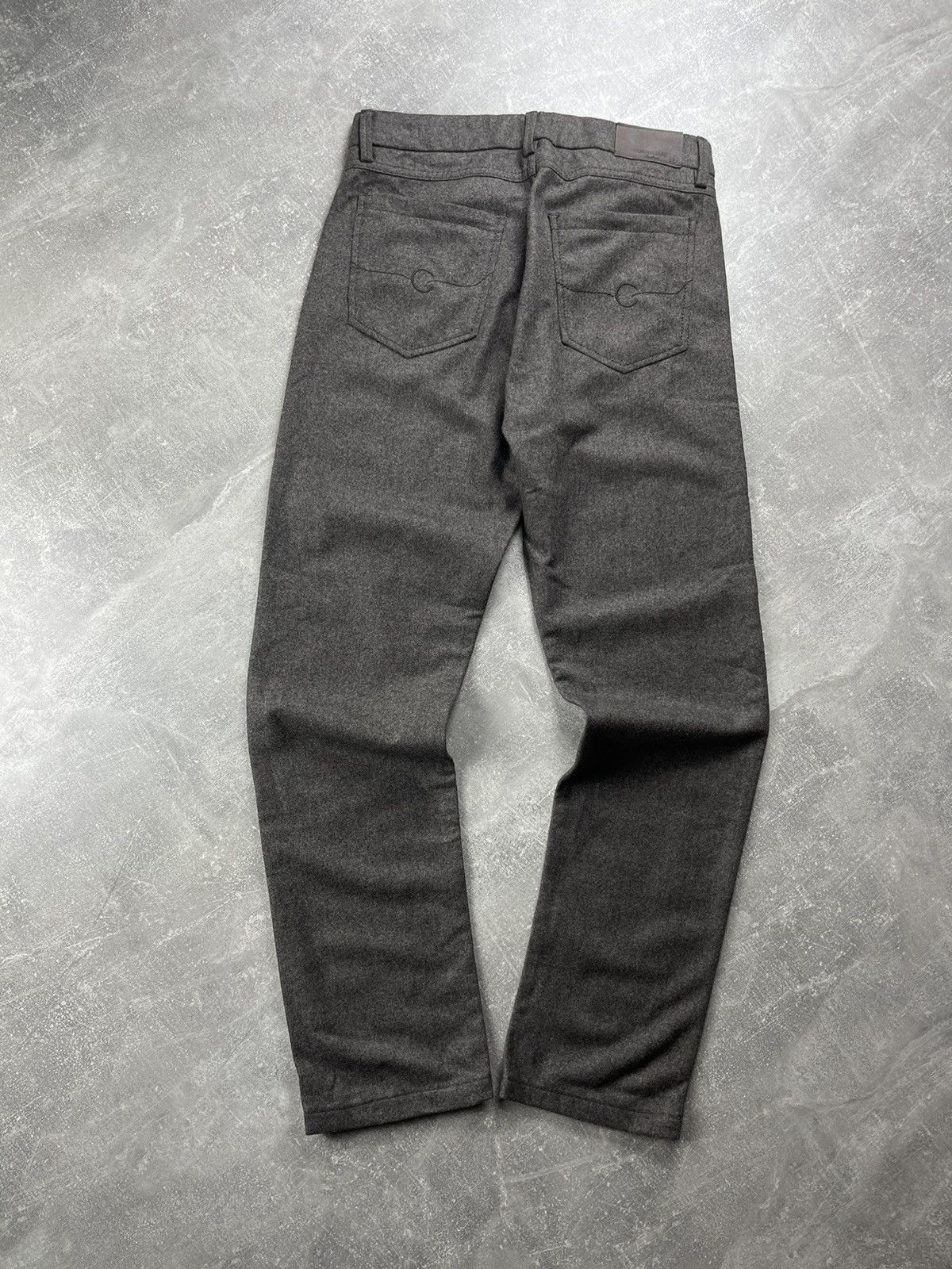 Corneliani Corneliani ID Wool Trousers Made in Italy Gray Size 46 Size US 30 / EU 46 - 2 Thumbnail
