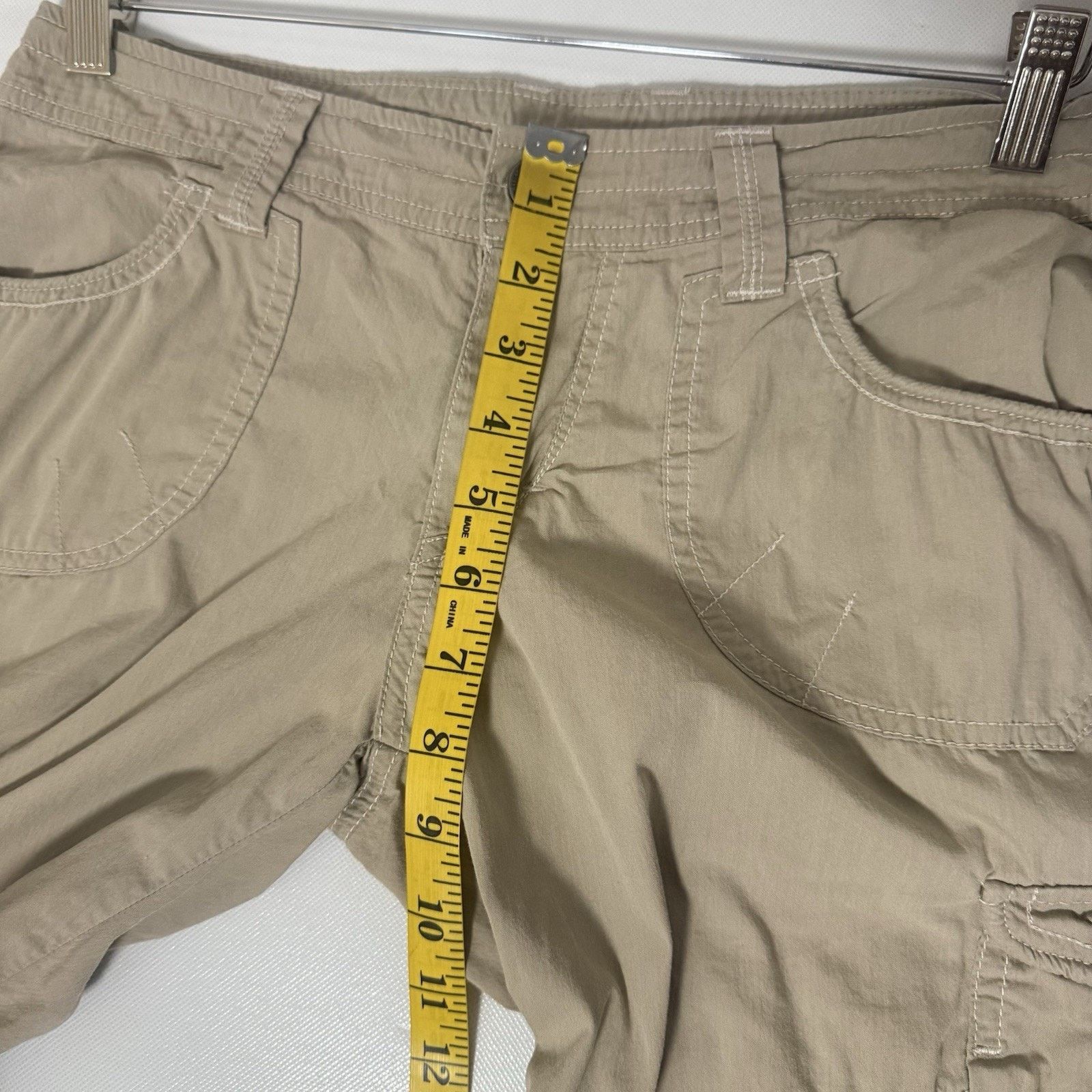 Kuhl Kuhl Kontra Shorts Khaki Capri Cargo Stretch Hiking Roll Up Size 28" / US 6 / IT 42 - 6 Thumbnail