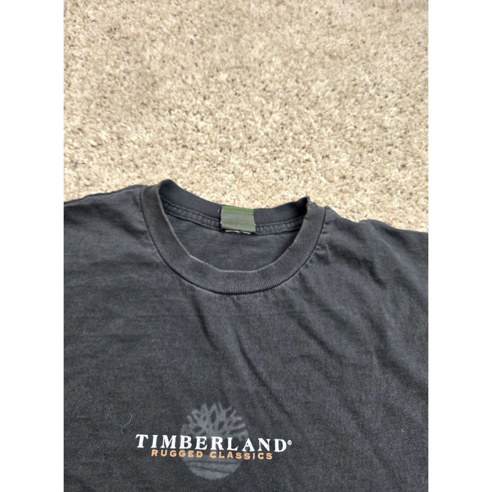 Timberland VINTAGE Timberland T Shirt XL Mens Black Short Sleeve Y2K Graphic Distressed 90s Classic Logo Embroidered Size US XL / EU 56 / 4 - 5 Thumbnail