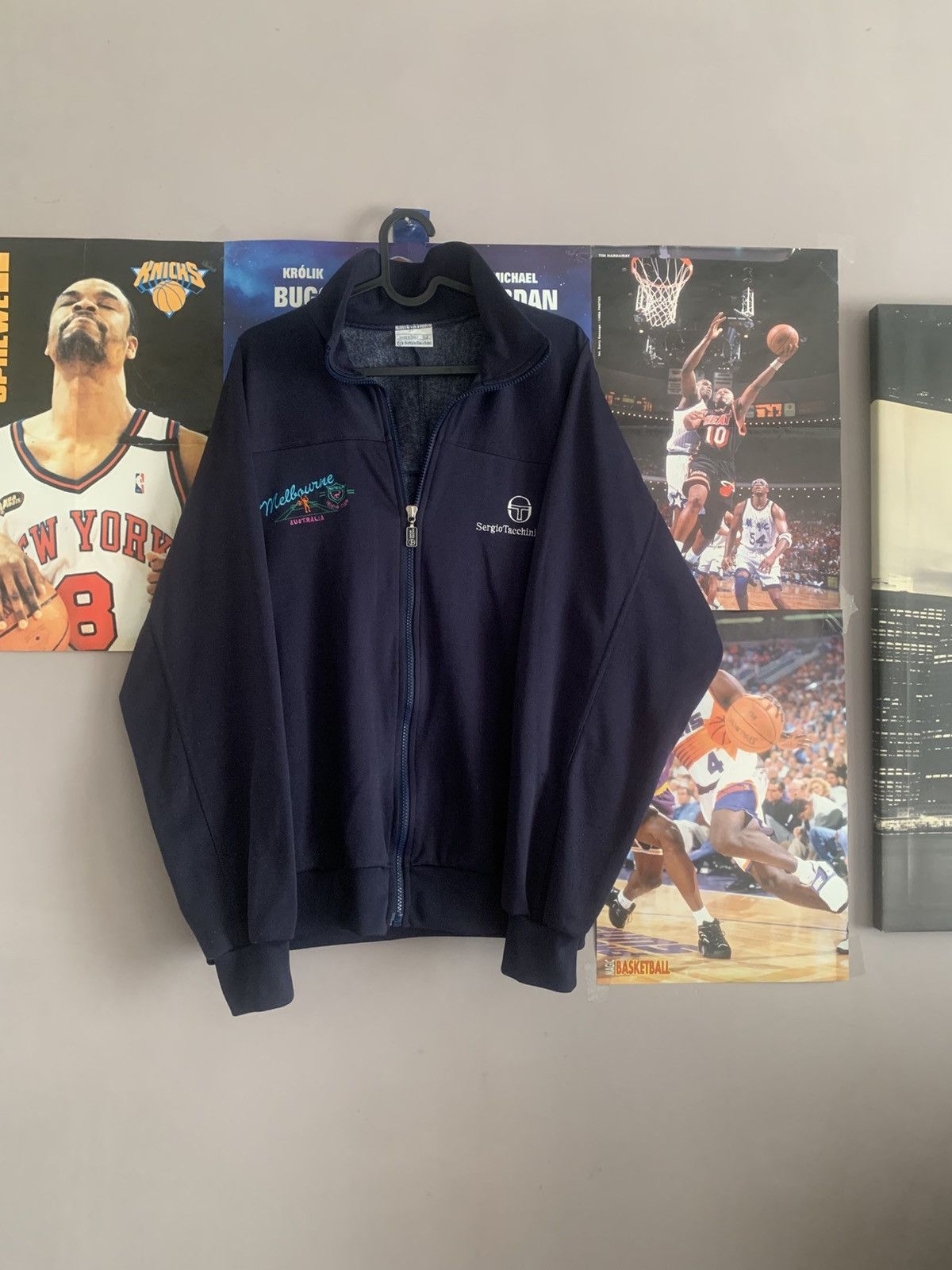 Sergio Tacchini × Vintage 80/90s Vintage Sergio Tacchini Melbourne Tennis Club Zip Size US L / EU 52-54 / 3 - 1 Thumbnail